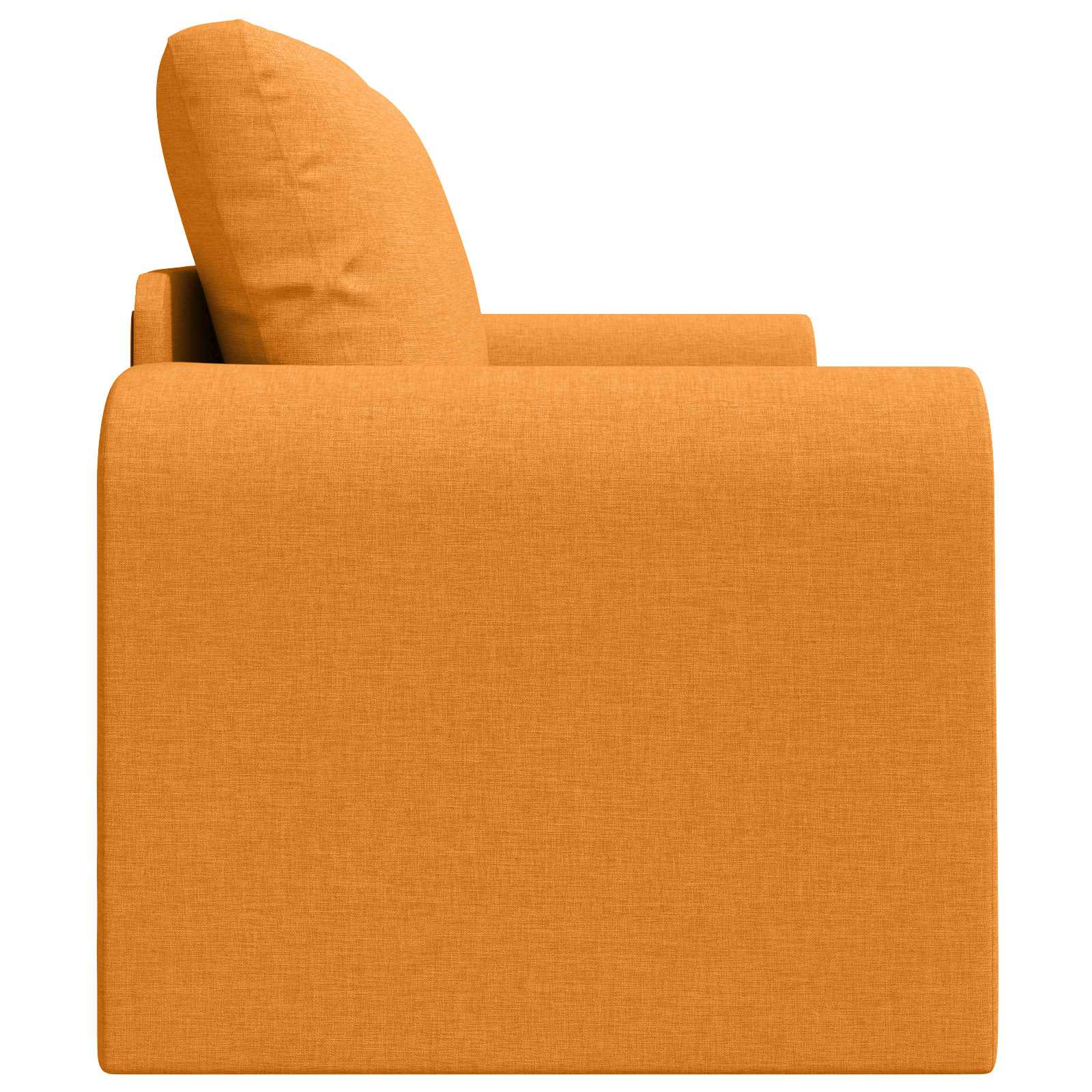 Canapé-Lit Jaune foncé 148 x 71 x 83 cm tissu