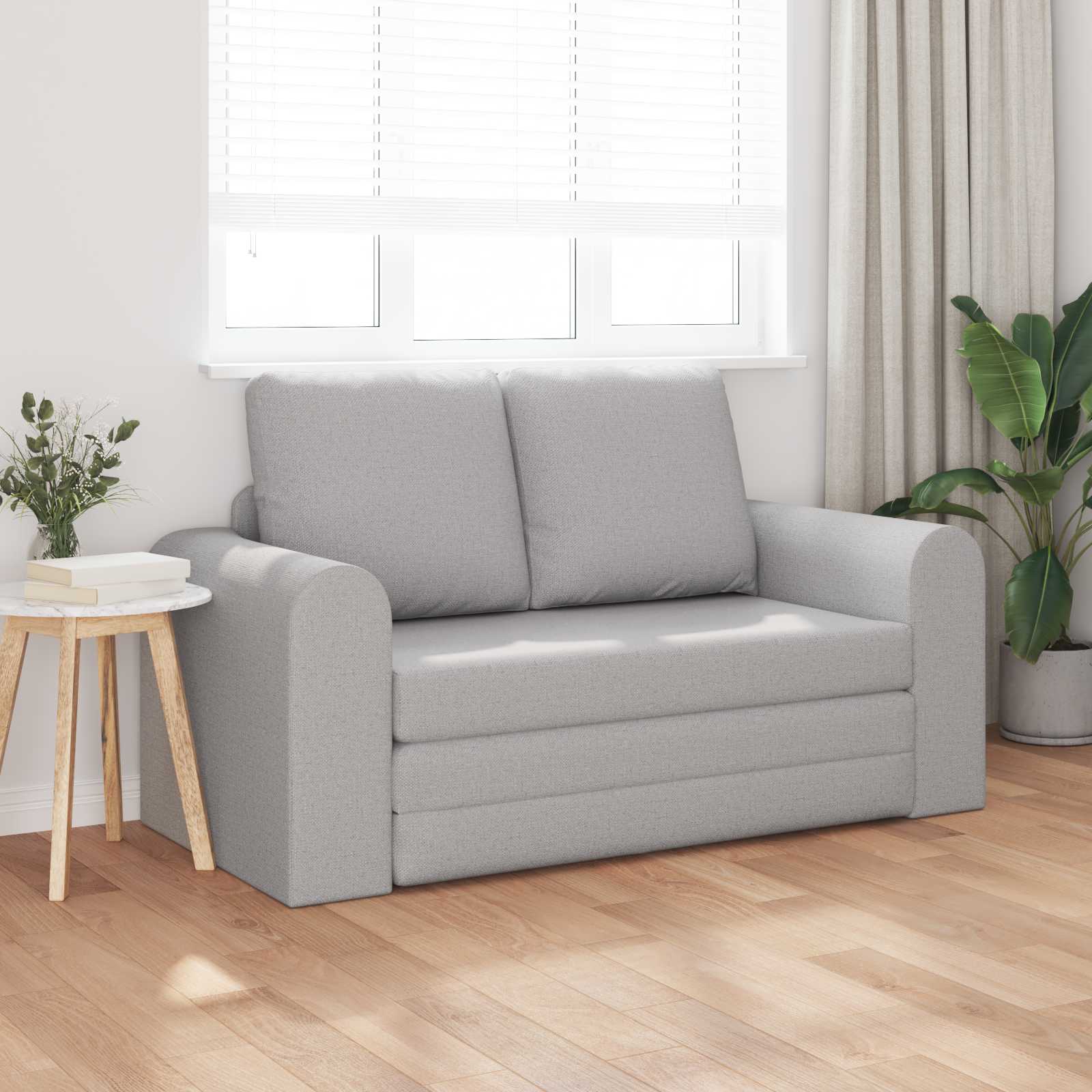 Canapé-Lit 60cm Gris nuage tissu - XIOS