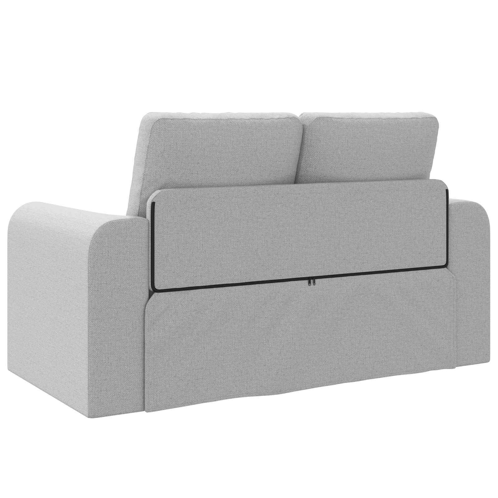 Canapé-Lit 60cm Gris nuage tissu - XIOS