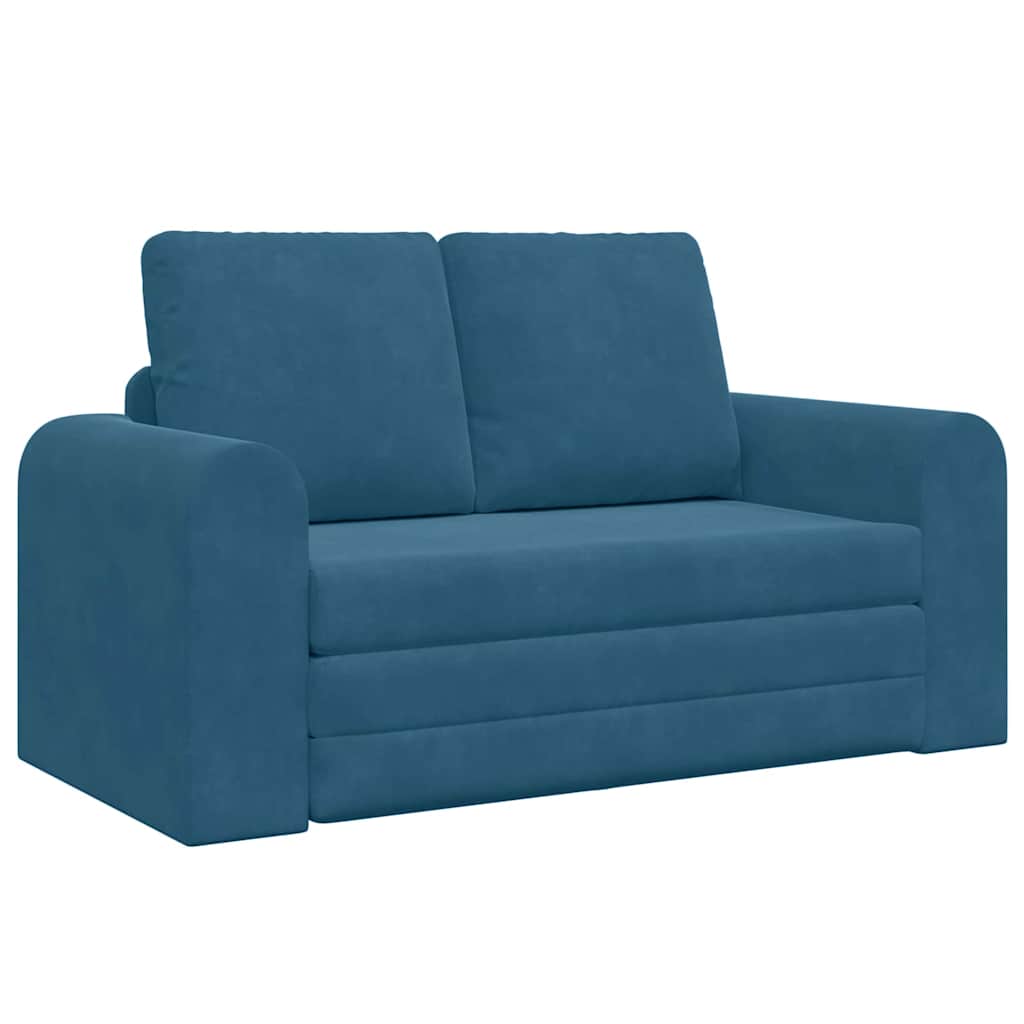 Canapé-Lit 60cm Bleu Velours - XIOS