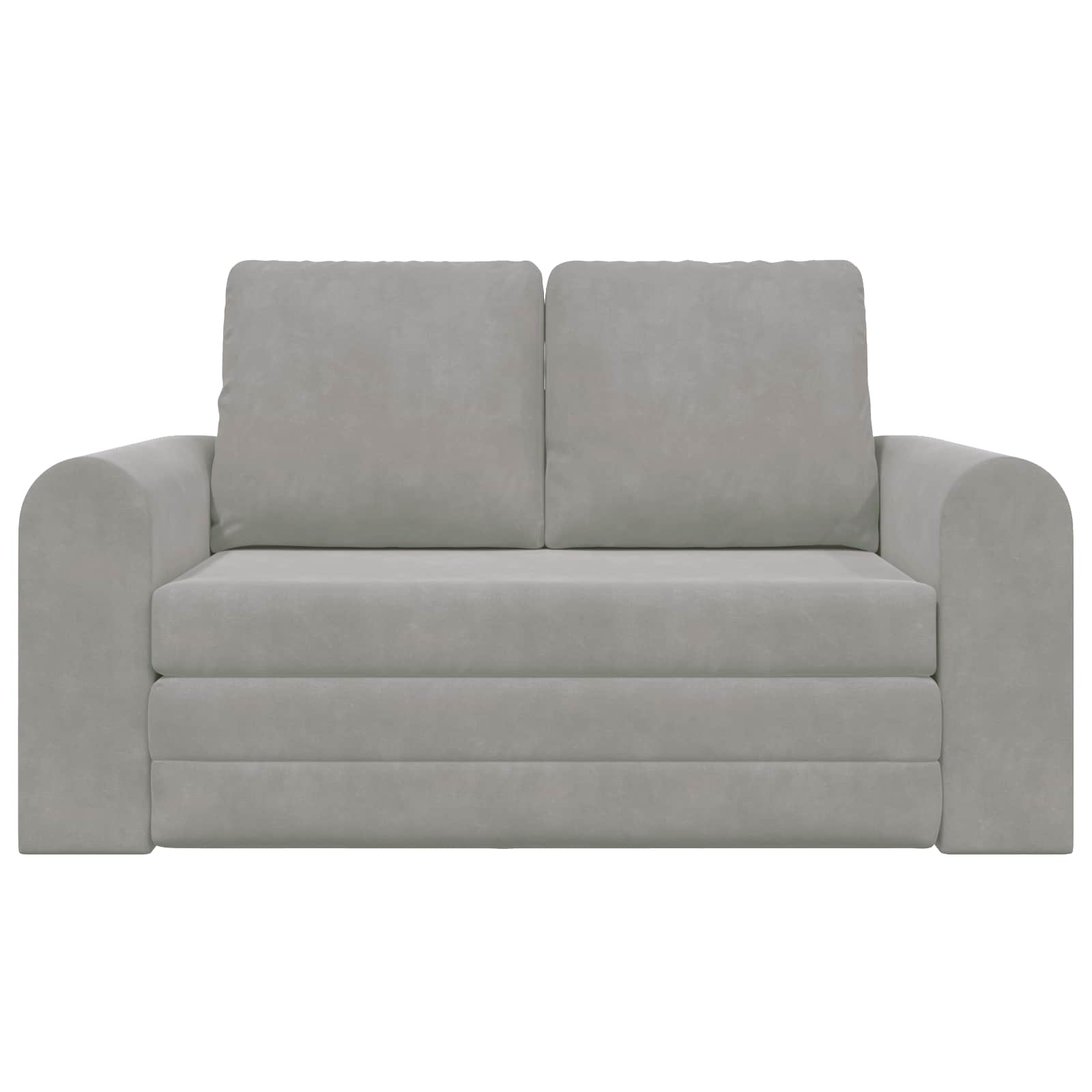 Canapé-Lit Gris clair 148 x 71 x 83 cm Velours