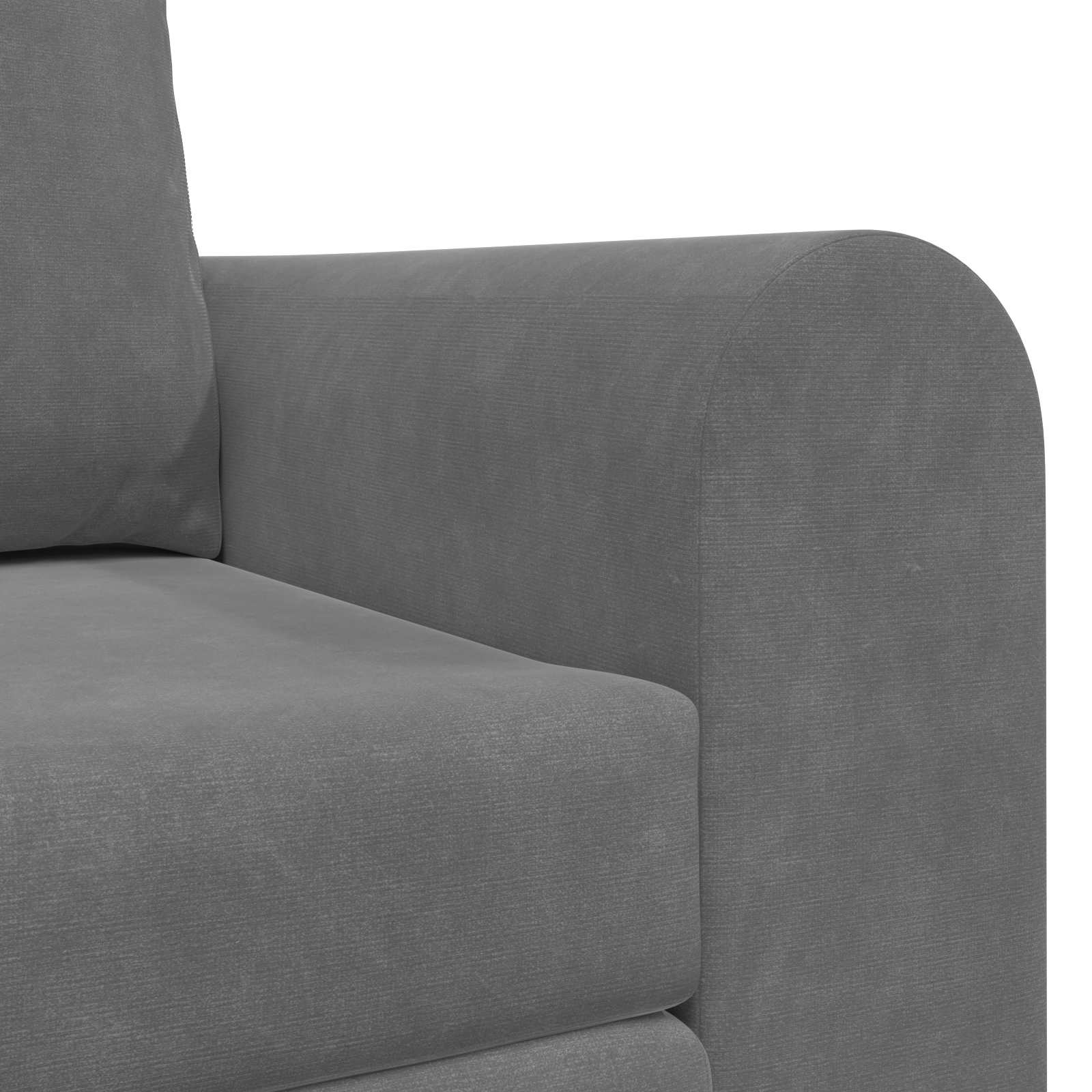 Canapé-Lit Gris foncé 148 x 71 x 83 cm Velours