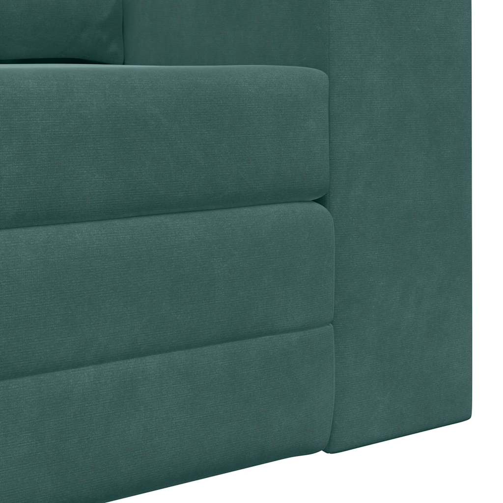 Canapé-Lit 60cm Vert foncé Velours - XIOS