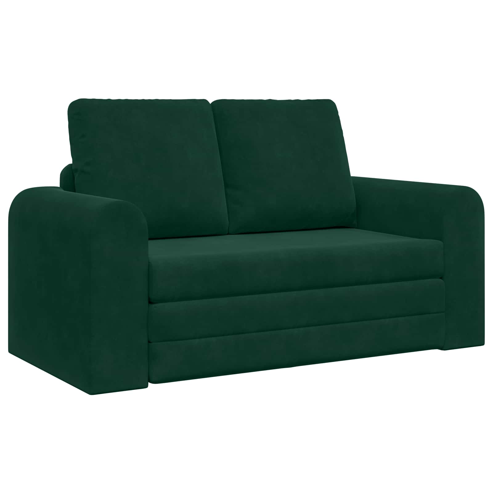 Canapé-Lit Vert foncé 148 x 71 x 83 cm Velours