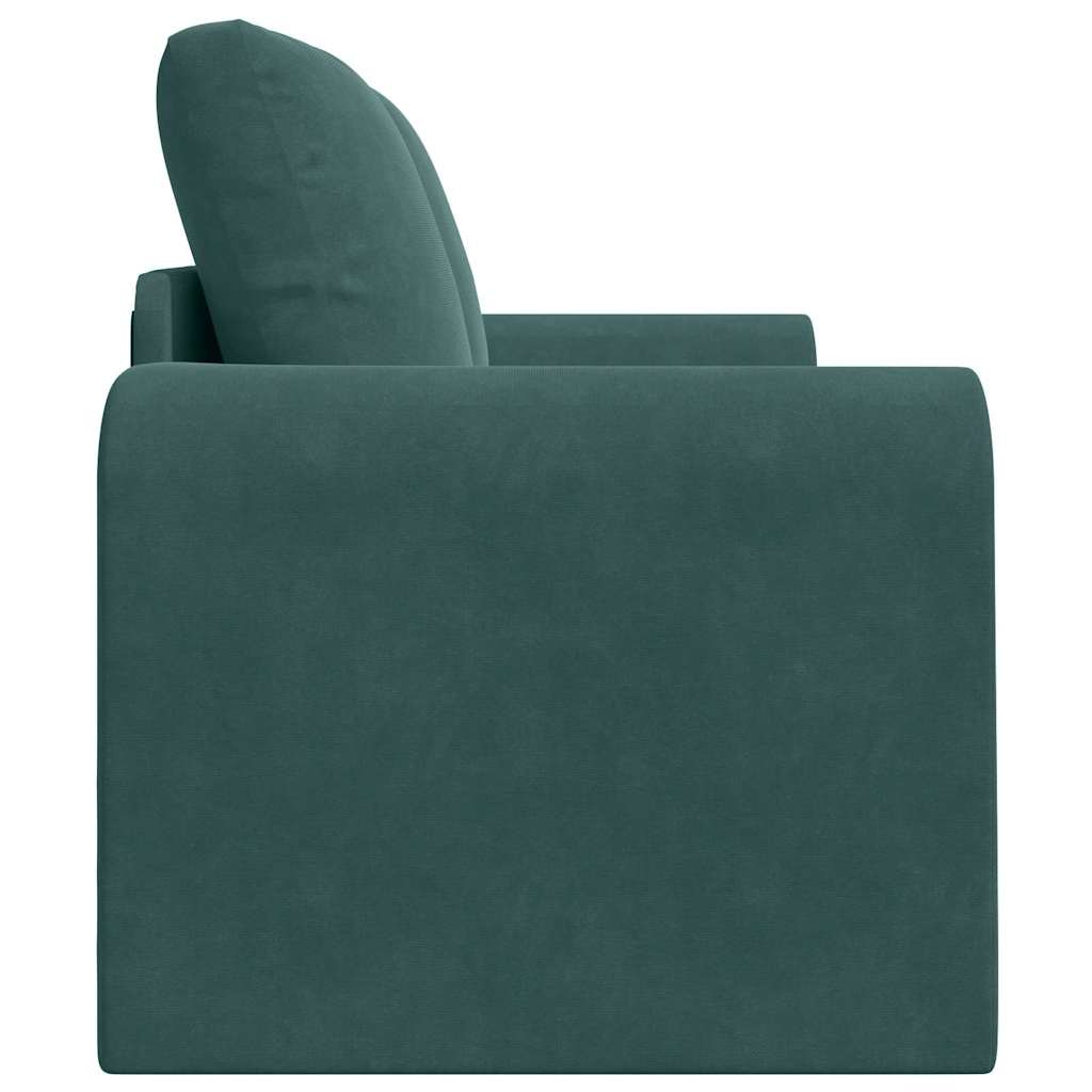 Canapé-Lit 60cm Vert foncé Velours - XIOS