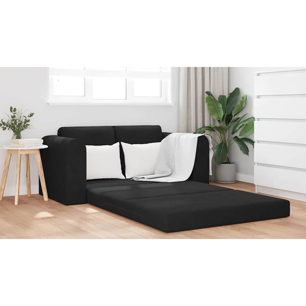 Canapé-Lit 60cm Noir Velours - XIOS