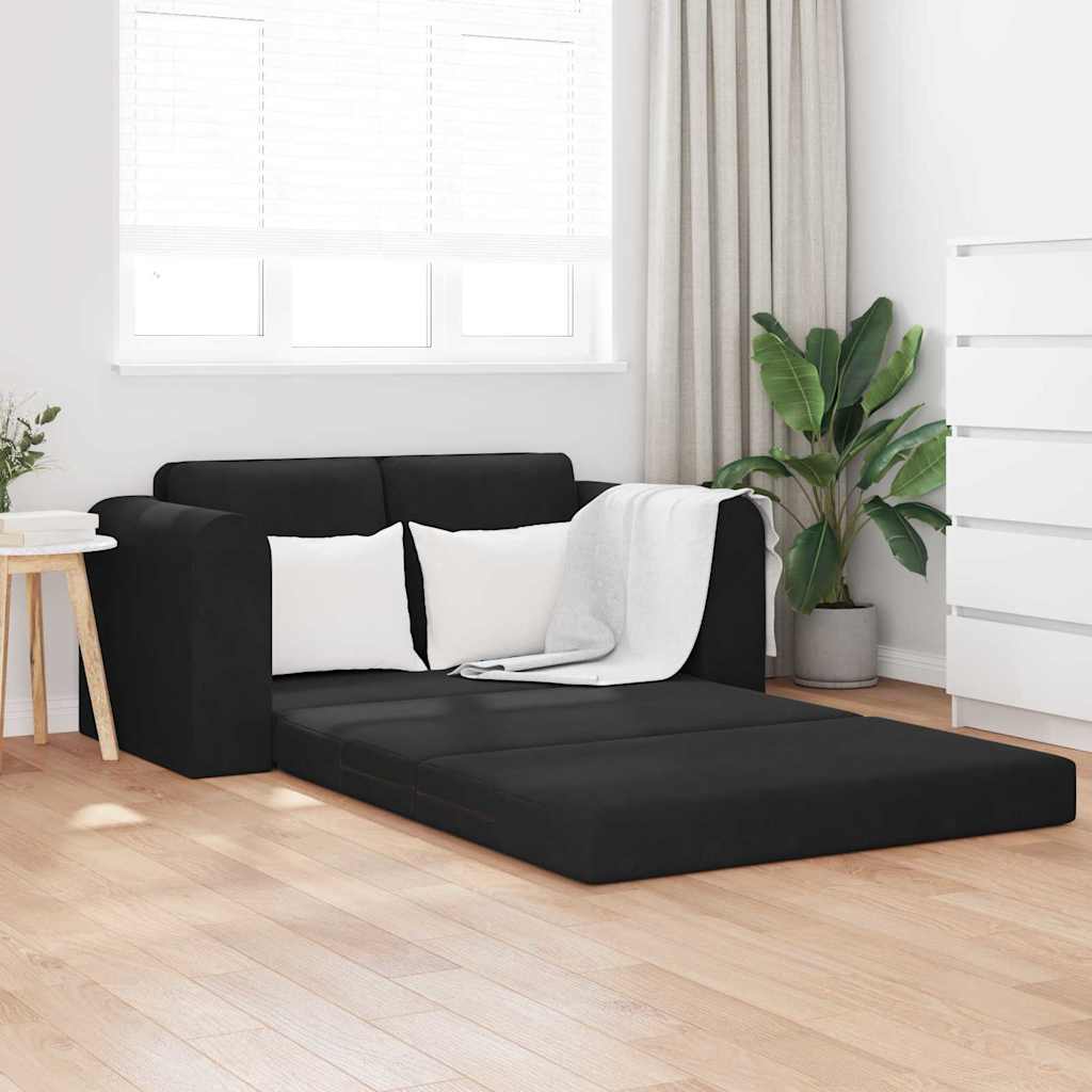 Canapé-Lit 60cm Noir Velours - XIOS