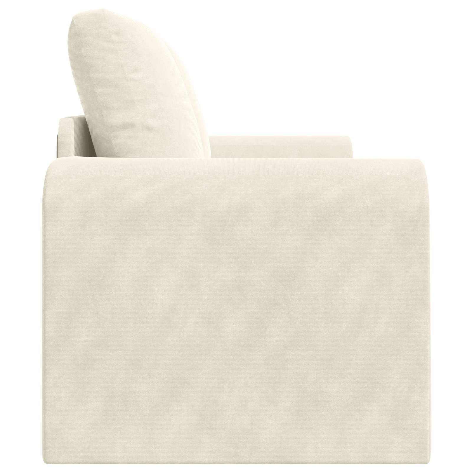 Canapé-Lit Crème 148 x 71 x 83 cm Velours