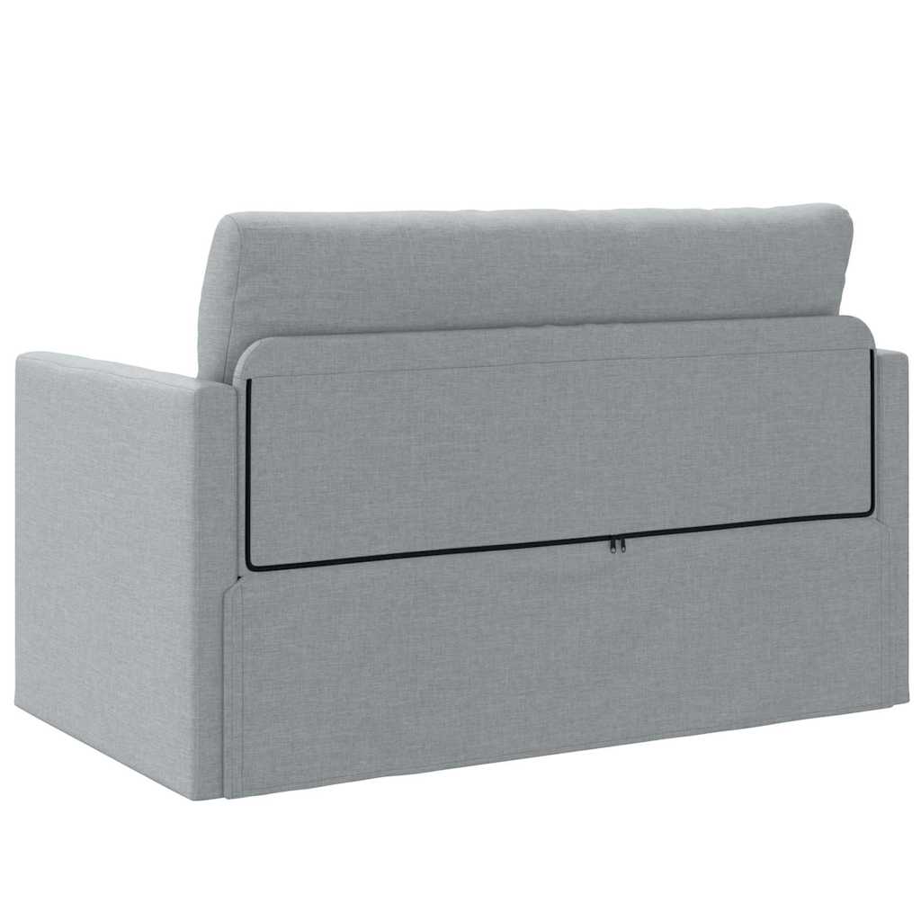 Canapé-Lit 110cm Gris clair tissu - XIOS