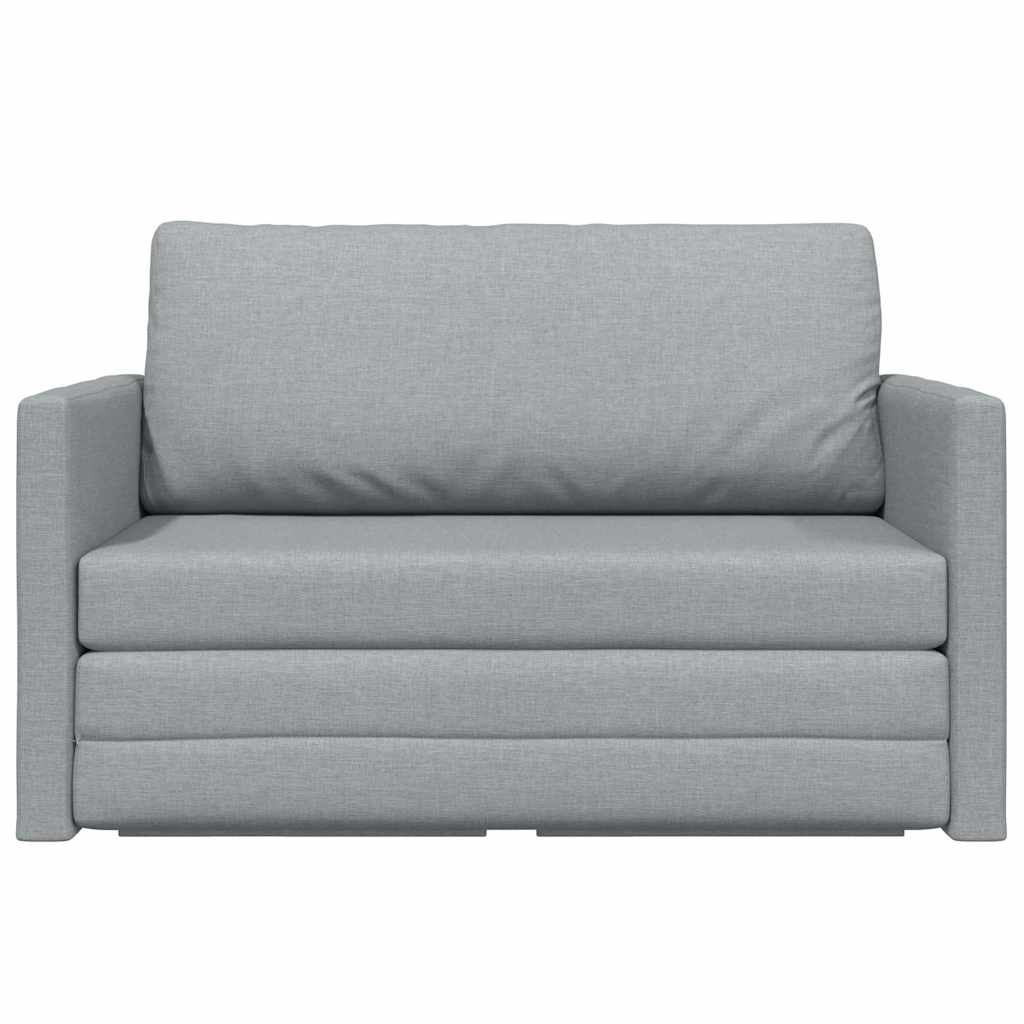 Canapé-Lit 110cm Gris clair tissu - XIOS