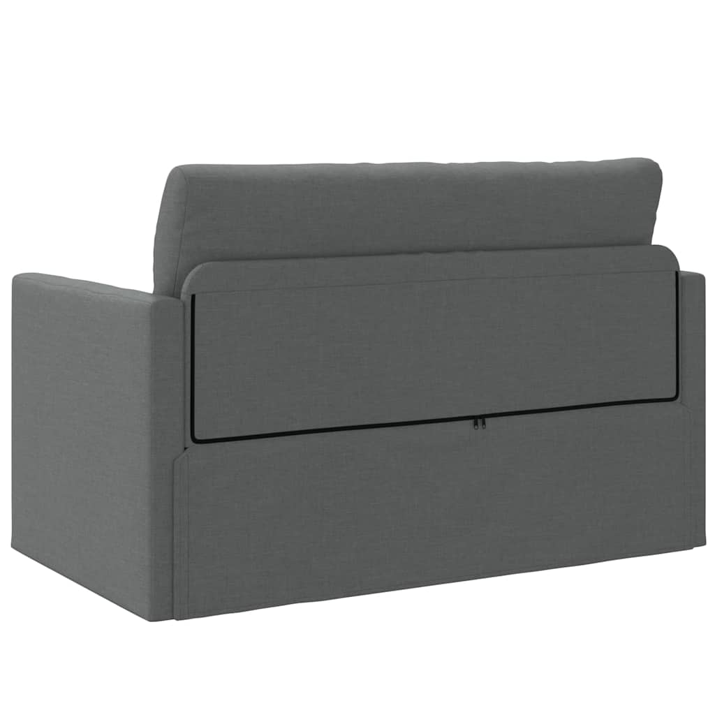 Canapé-Lit 110cm Gris foncé tissu - XIOS