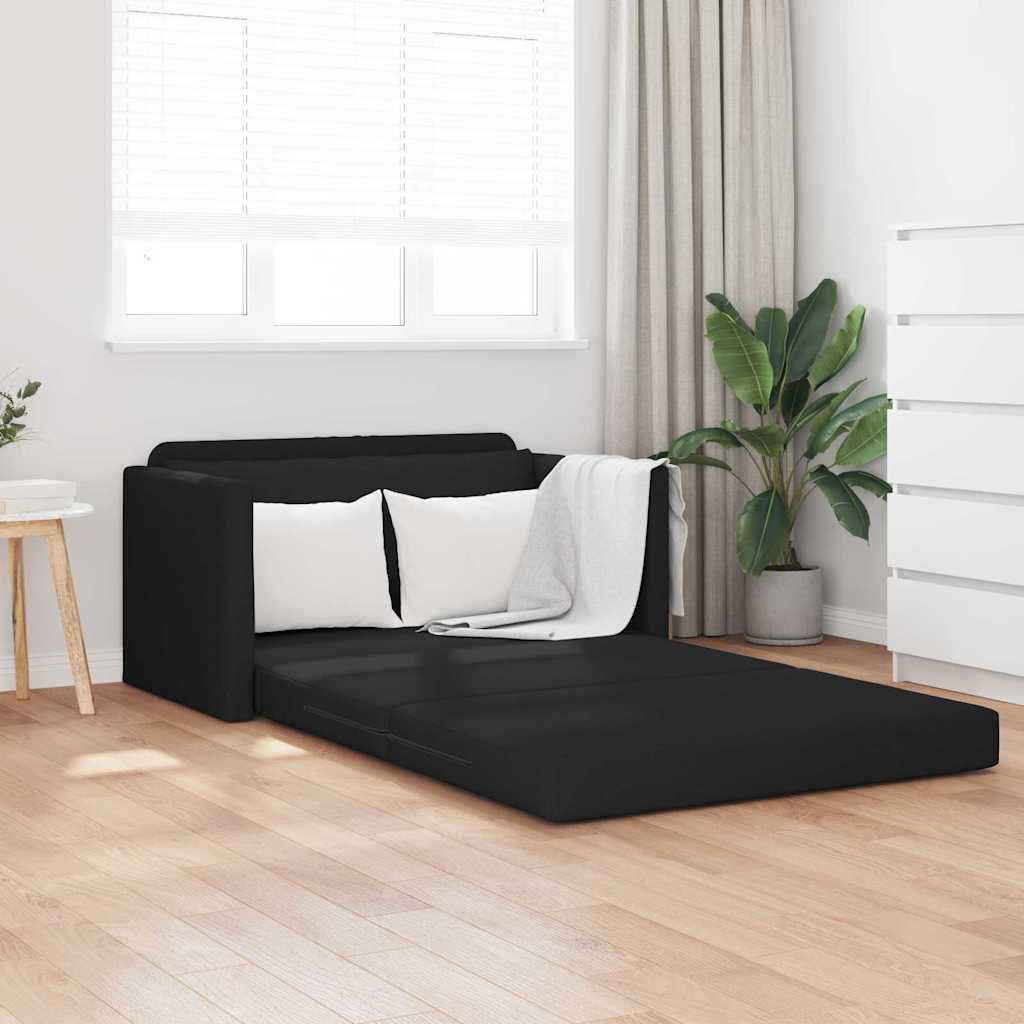 Canapé-Lit 110cm Noir tissu - XIOS