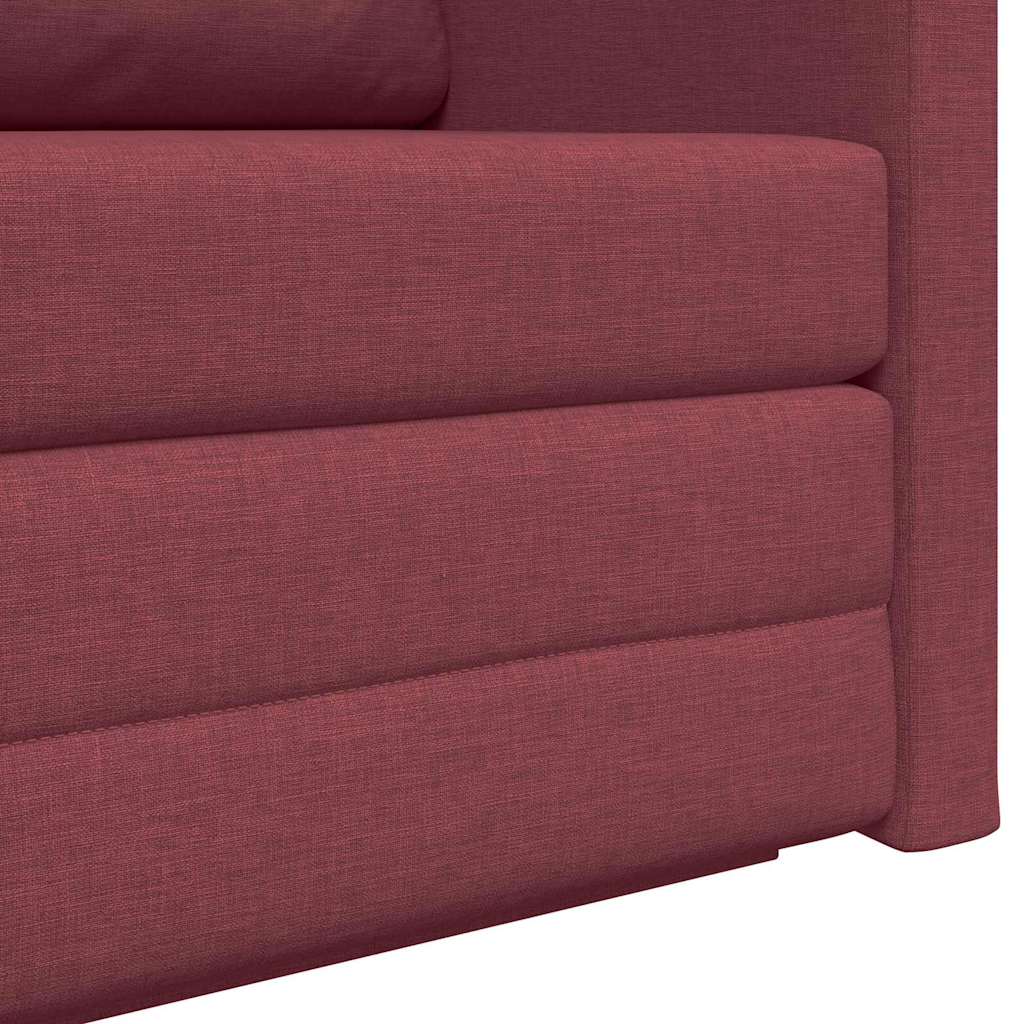 Canapé-Lit 110cm Bordeaux tissu - XIOS
