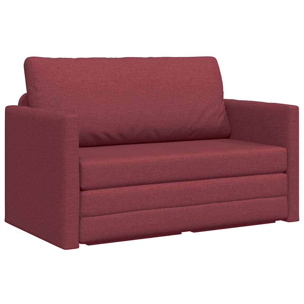 Canapé-Lit 110cm Bordeaux tissu - XIOS
