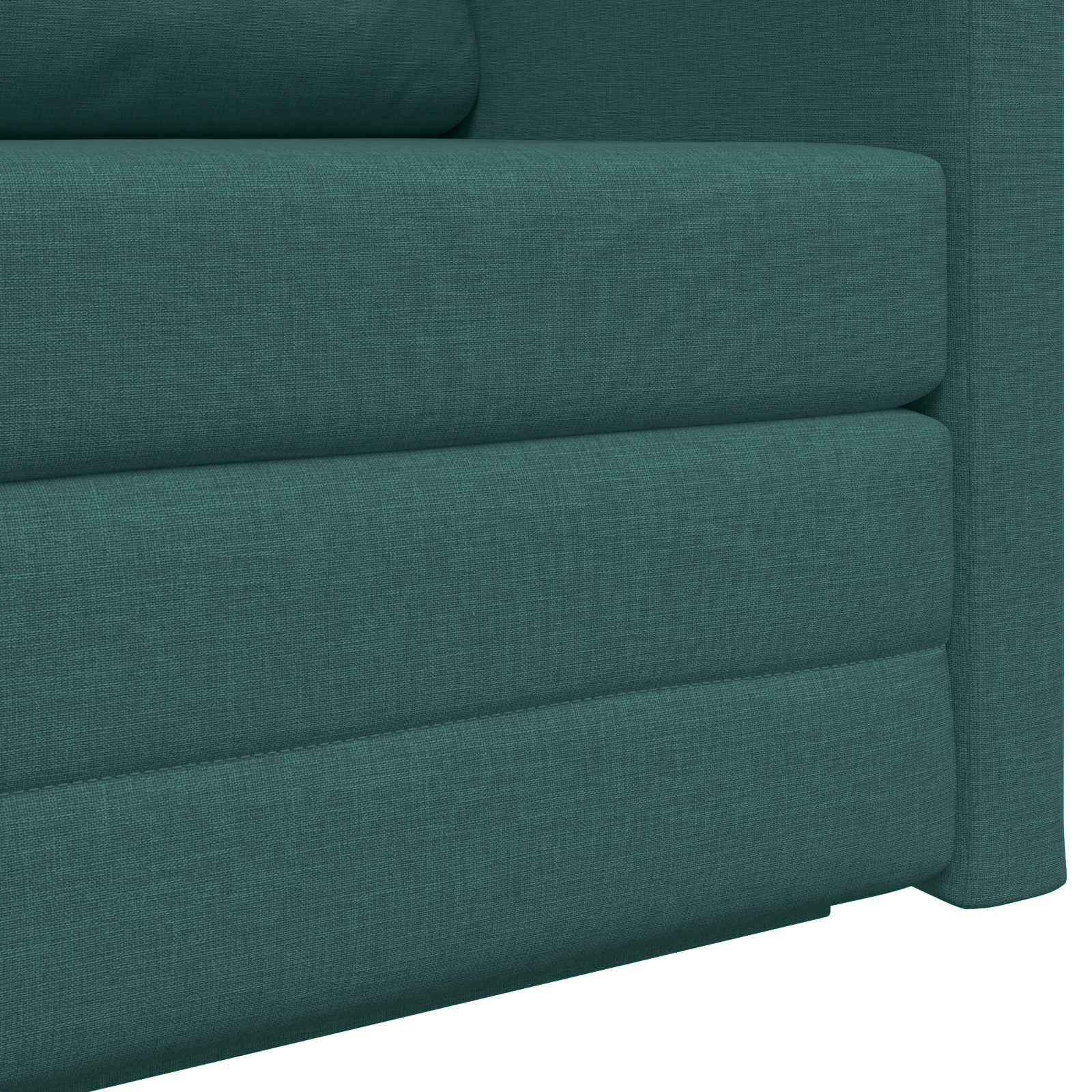 Canapé-Lit Vert foncé 124 x 71 x 78 cm tissu