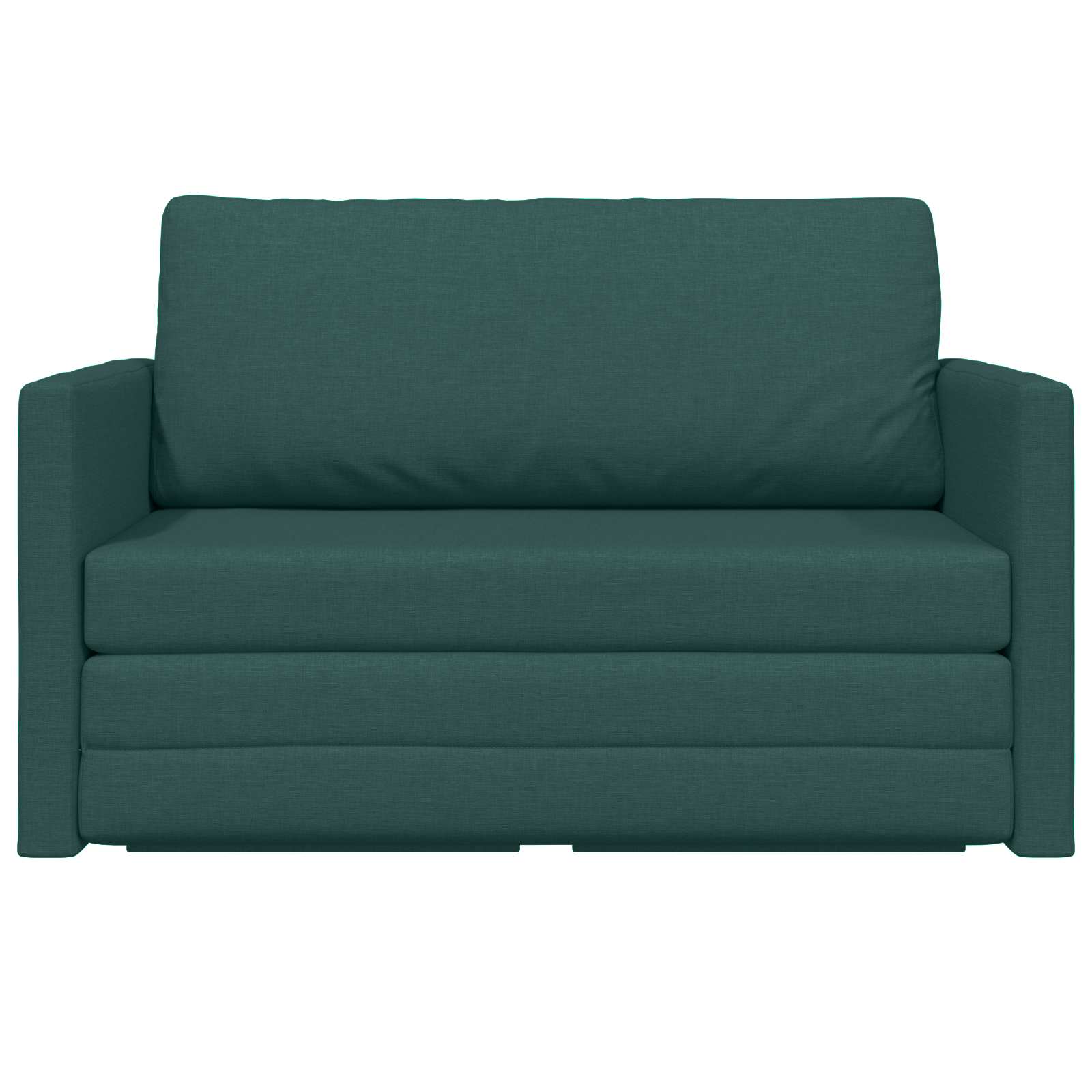 Canapé-Lit Vert foncé 124 x 71 x 78 cm tissu