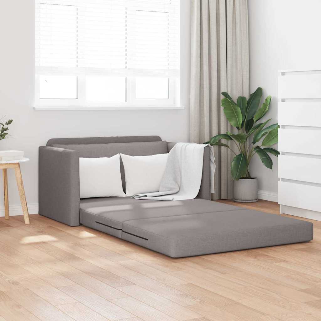 Canapé-Lit 110cm Taupe tissu - XIOS