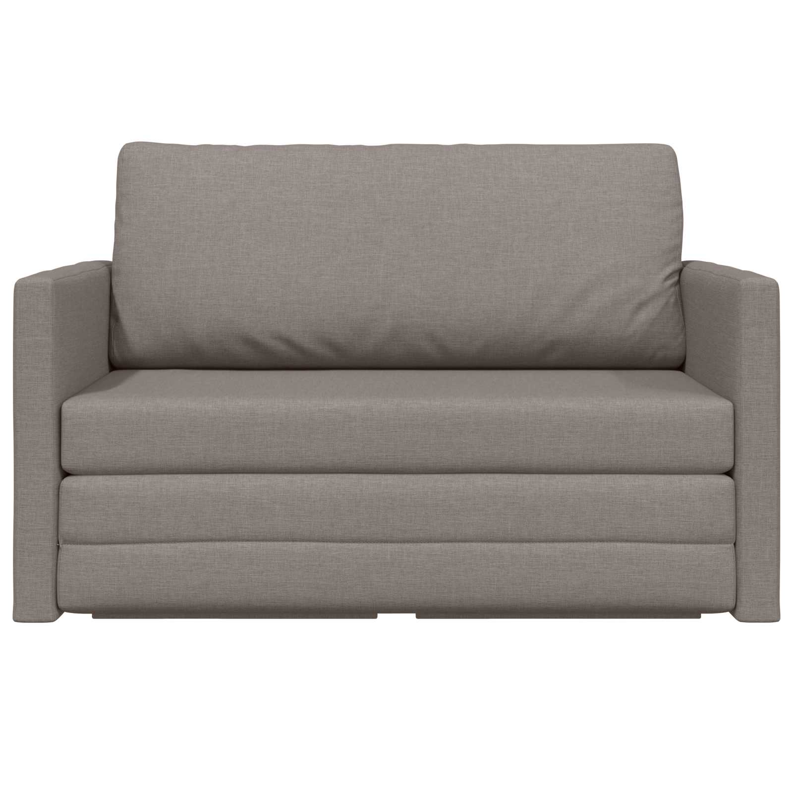 Canapé-Lit Taupe 124 x 71 x 78 cm tissu