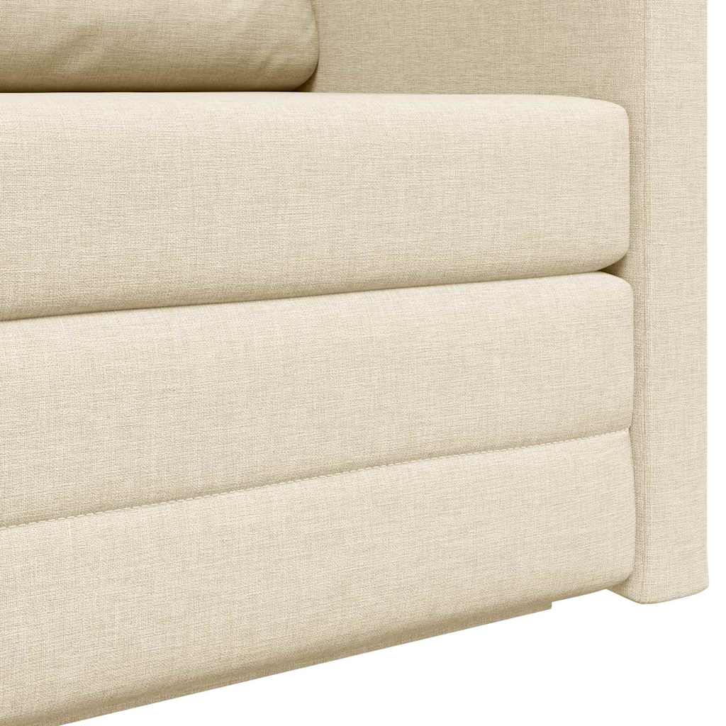 Canapé-Lit 110cm Crème tissu - XIOS