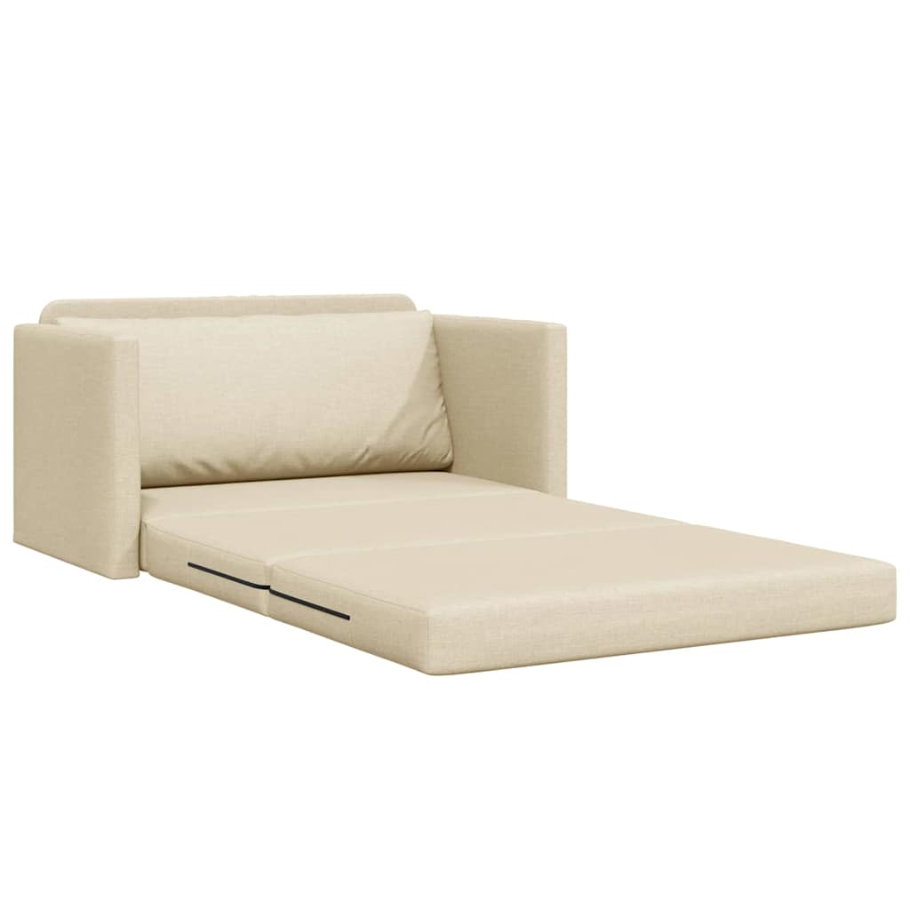 Canapé-Lit 110cm Crème tissu - XIOS