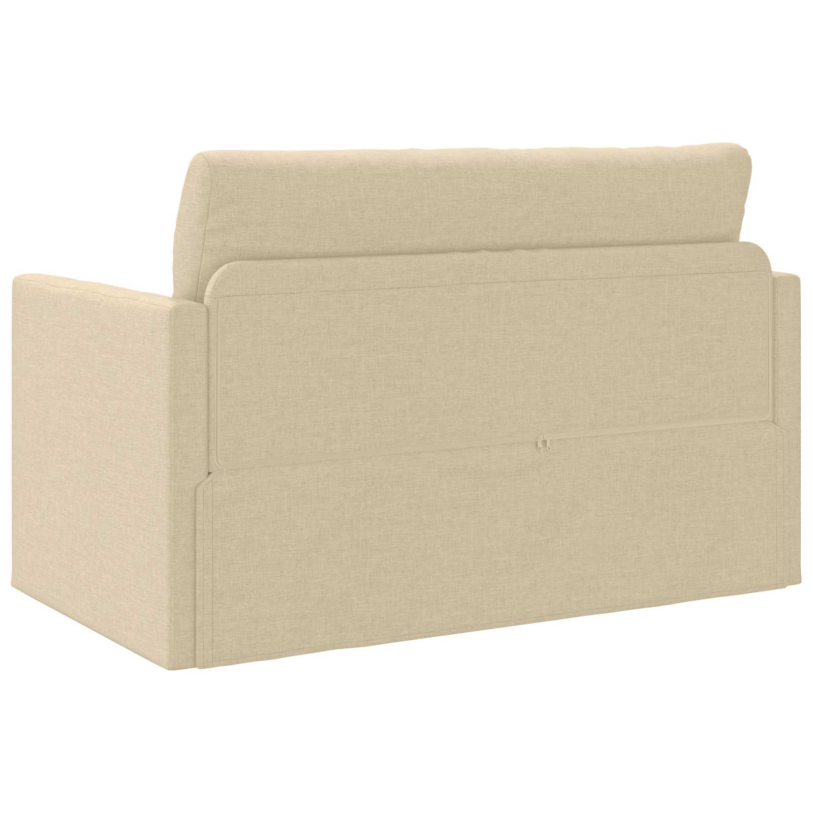 Canapé-Lit Crème 124 x 71 x 78 cm tissu