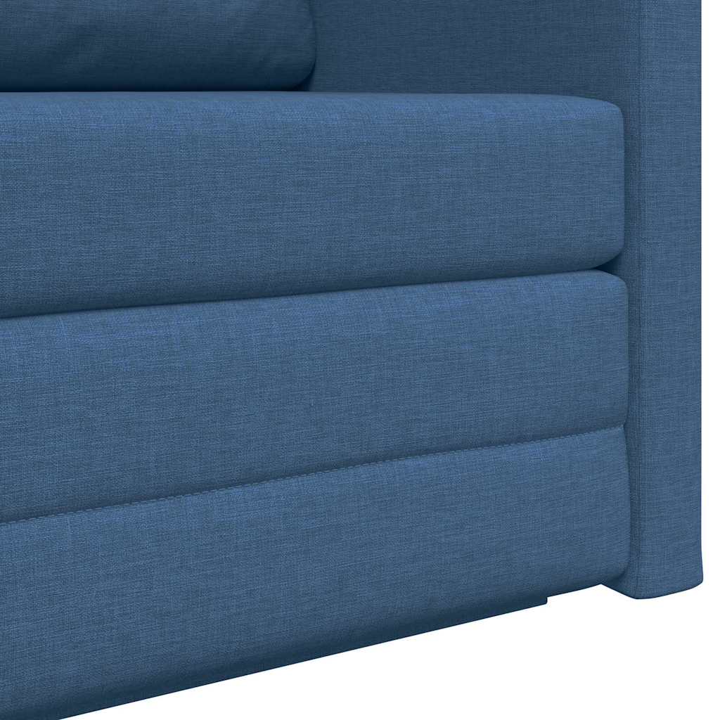 Canapé-Lit 110cm Bleu tissu - XIOS