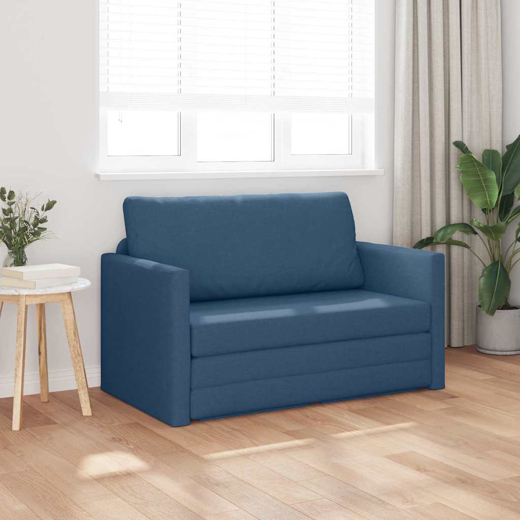 Canapé-Lit 110cm Bleu tissu - XIOS