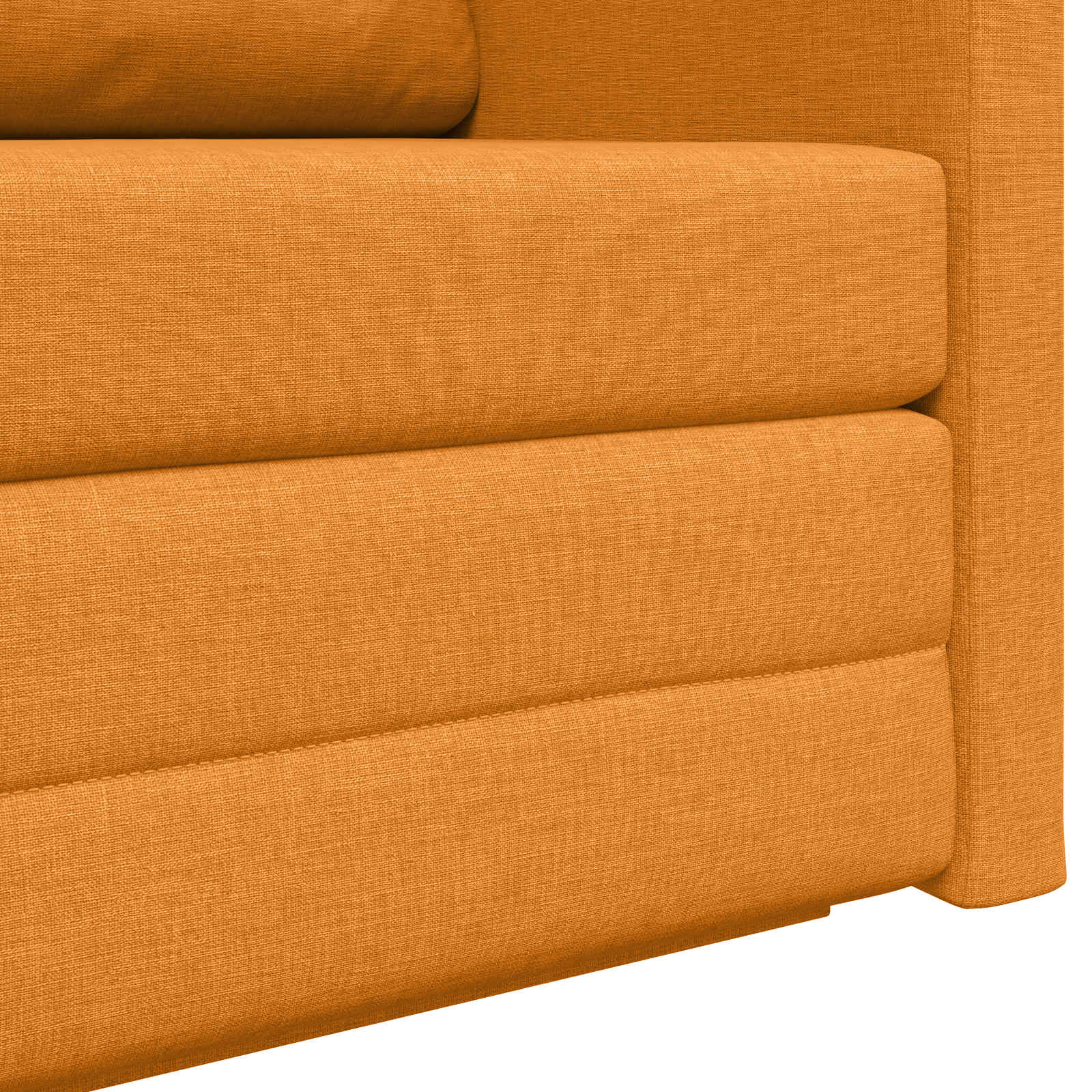 Canapé-Lit Jaune foncé 124 x 71 x 78 cm tissu
