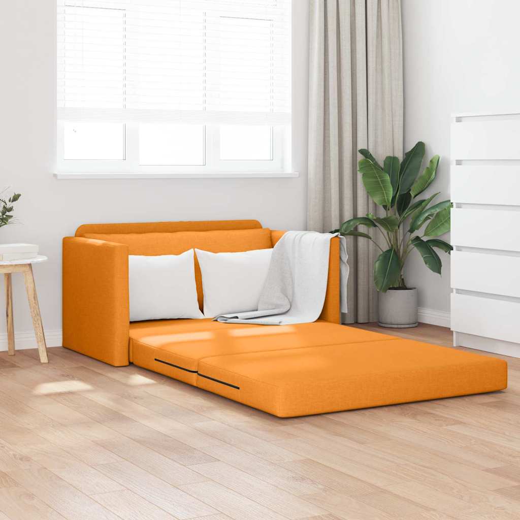 Canapé-Lit 110cm Jaune foncé tissu - XIOS