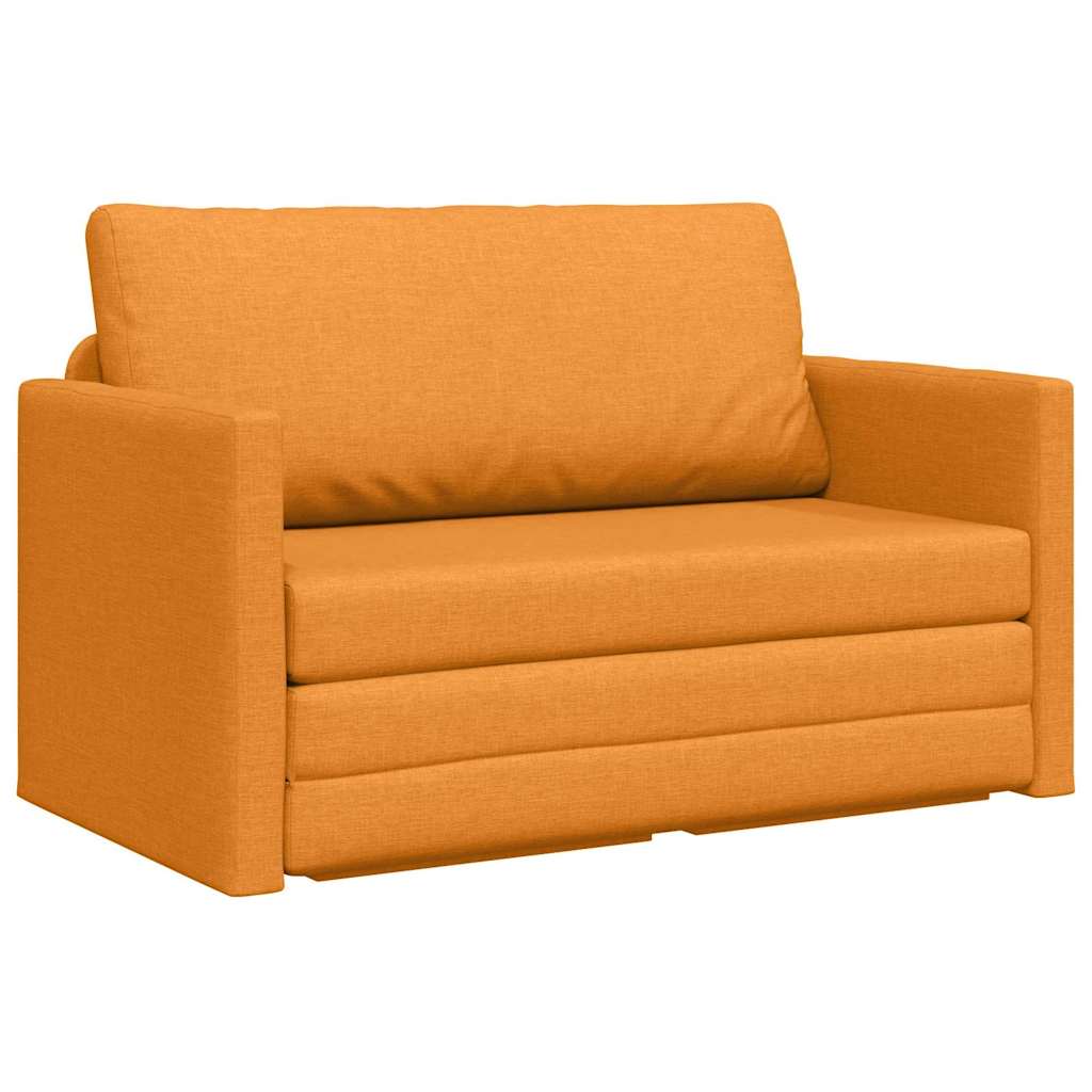 Canapé-Lit 110cm Jaune foncé tissu - XIOS