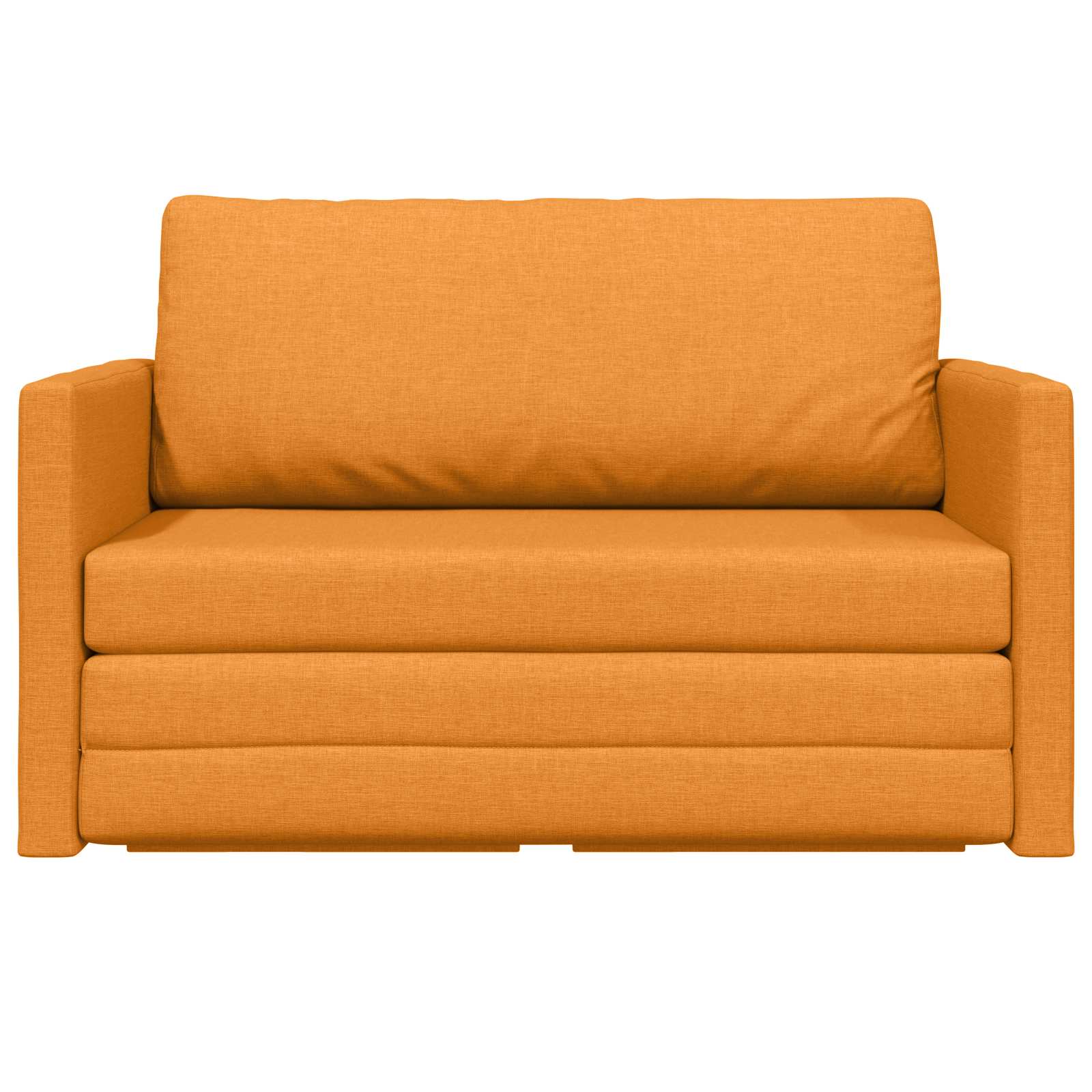 Canapé-Lit Jaune foncé 124 x 71 x 78 cm tissu