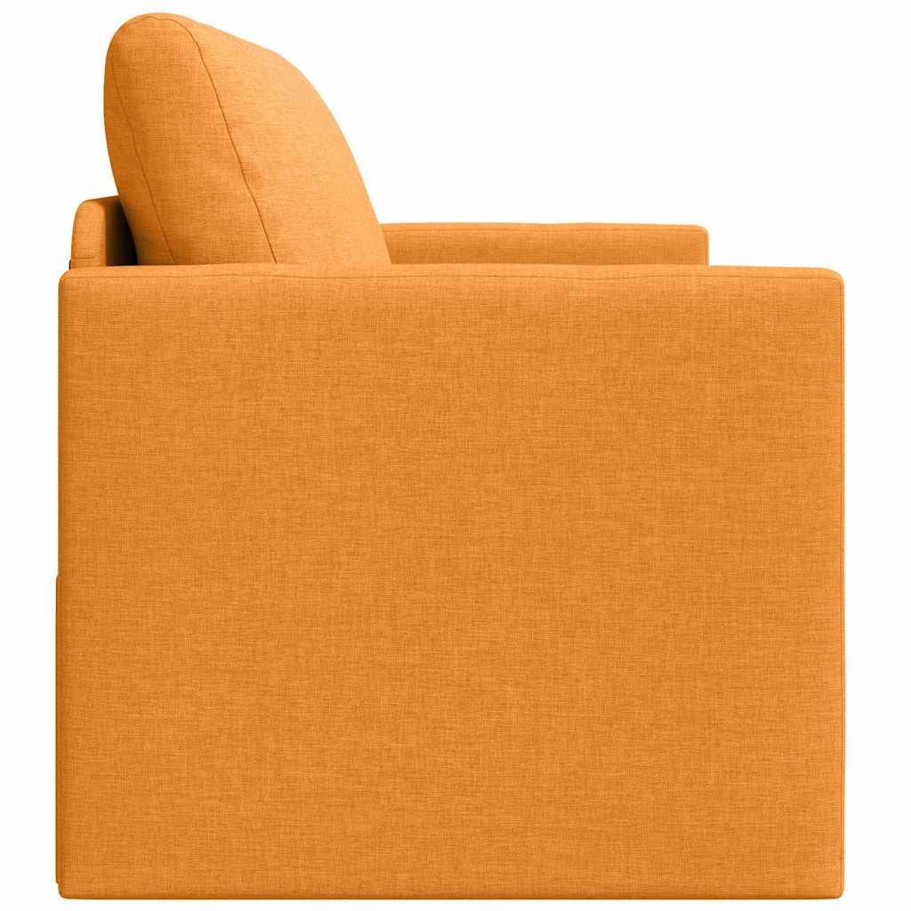 Canapé-Lit 110cm Jaune foncé tissu - XIOS