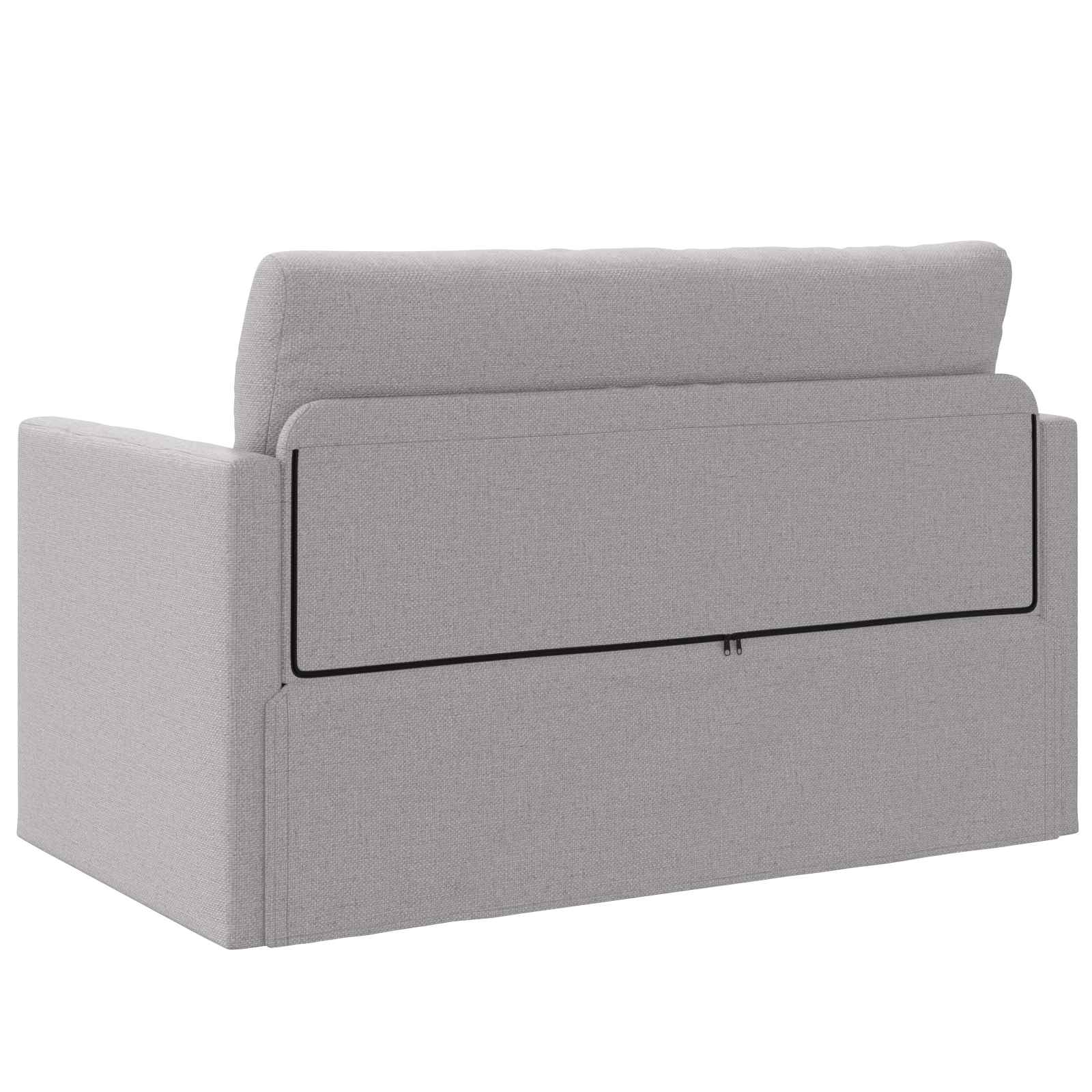 Canapé-Lit 110cm Gris nuage tissu - XIOS