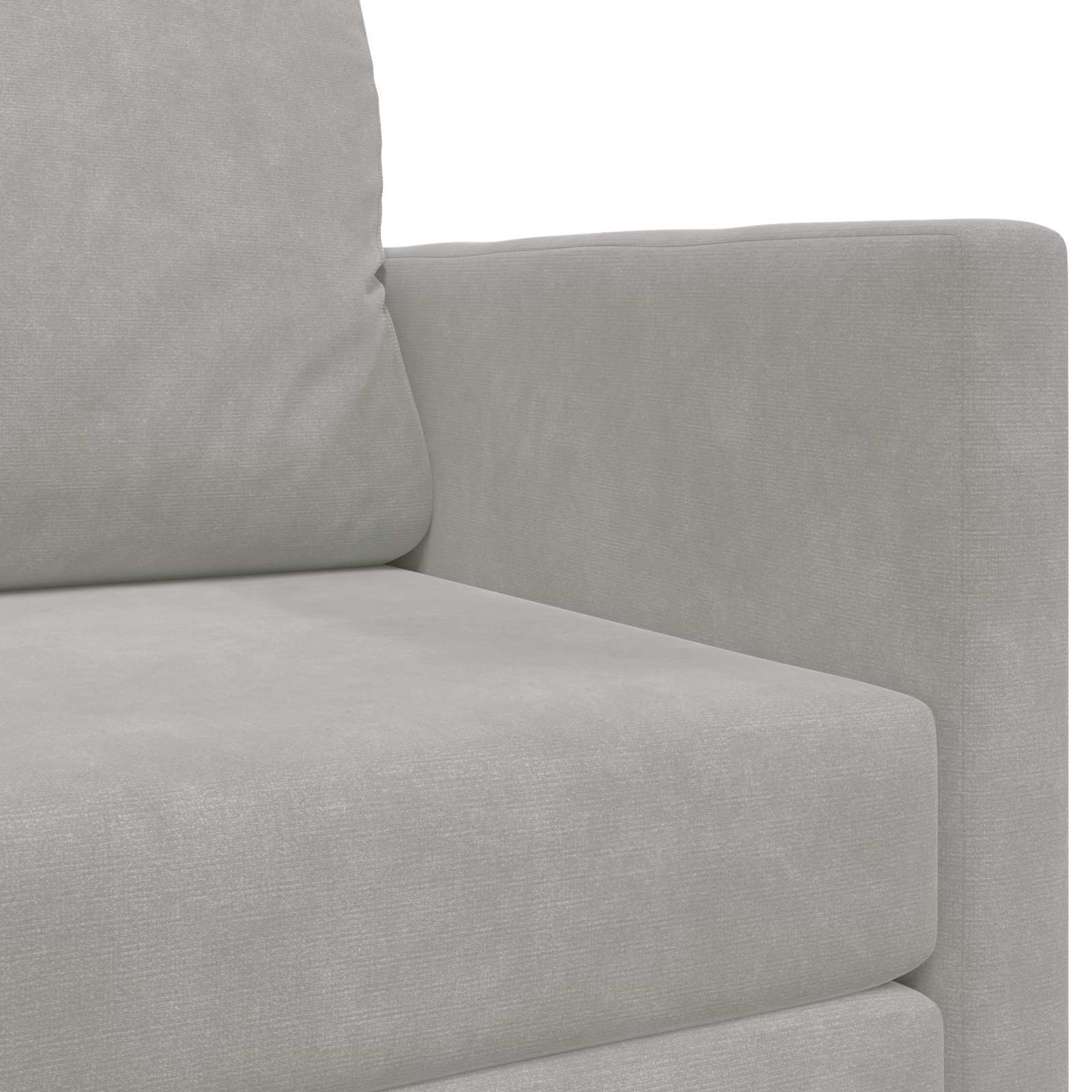 Canapé-Lit Gris clair 124 x 71 x 78 cm Velours