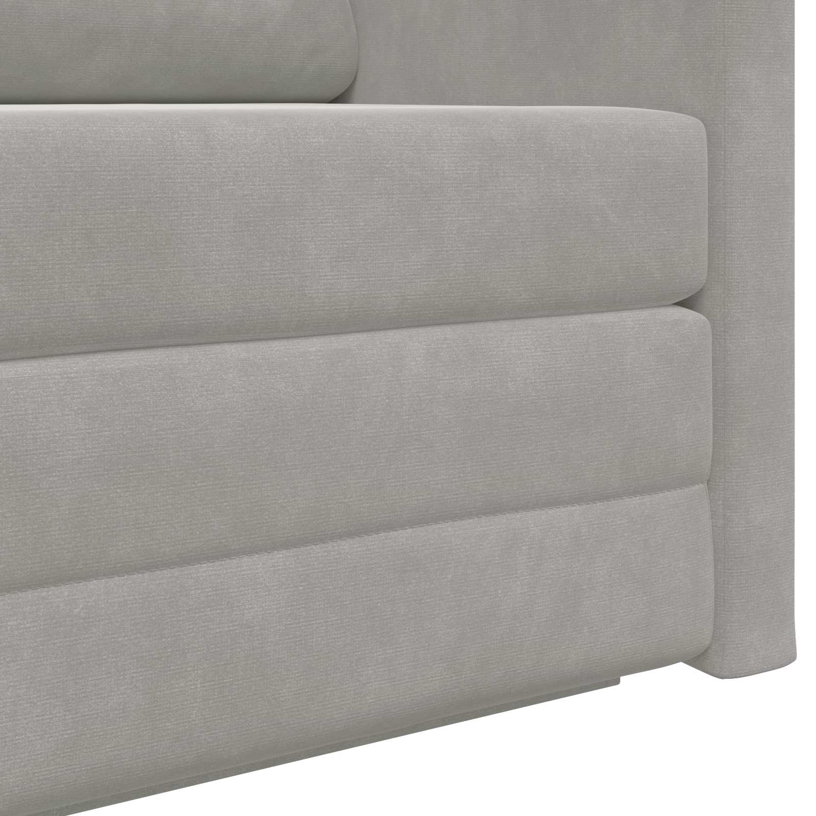 Canapé-Lit Gris clair 124 x 71 x 78 cm Velours