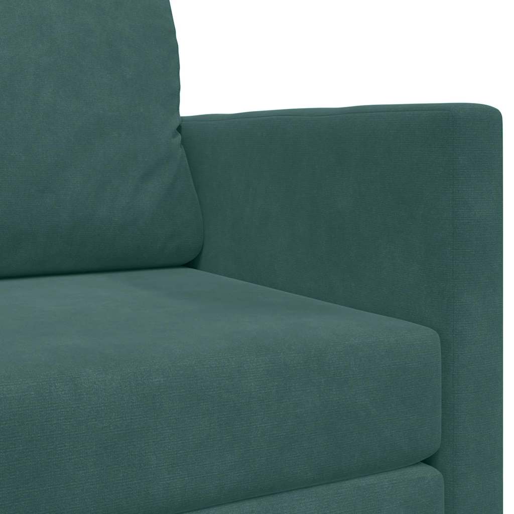 Canapé-Lit 110cm Vert foncé Velours - XIOS