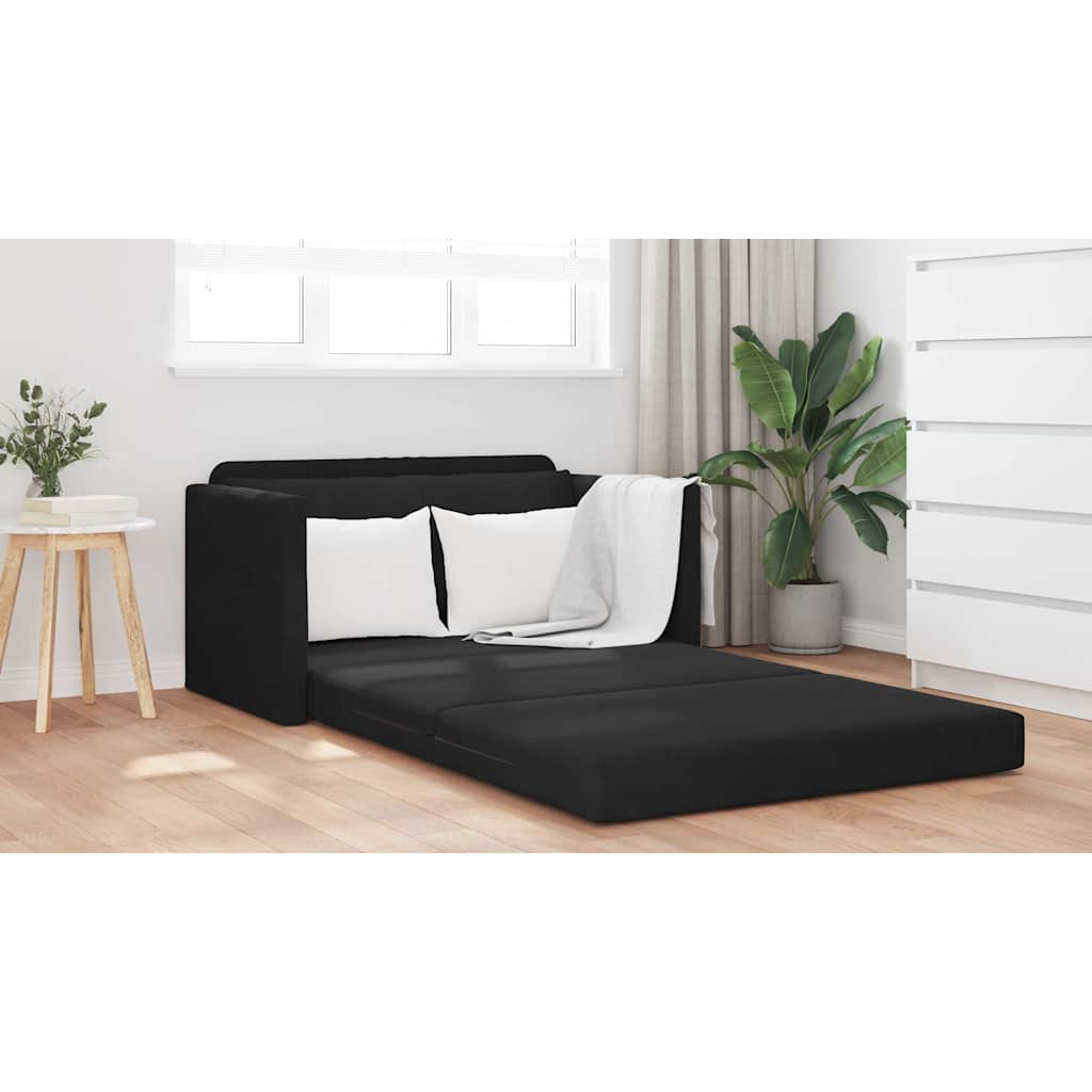Canapé-Lit 110cm Noir Velours - XIOS