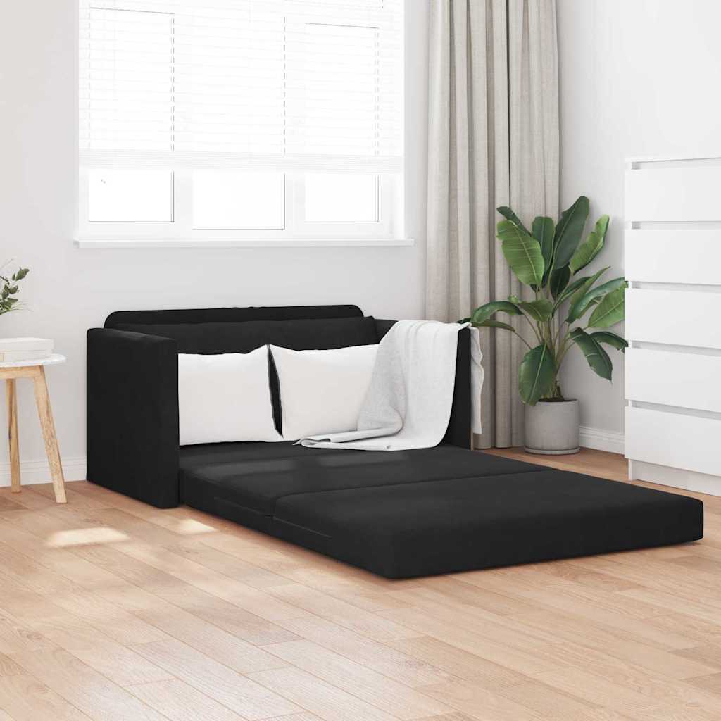 Canapé-Lit 110cm Noir Velours - XIOS