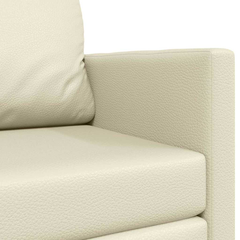 Canapé-Lit 110cm Crème Simili cuir - XIOS