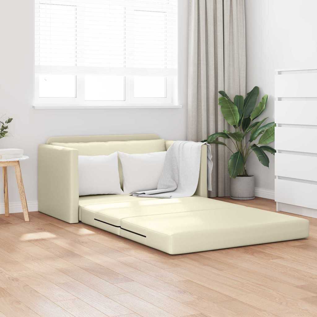 Canapé-Lit 110cm Crème Simili cuir - XIOS