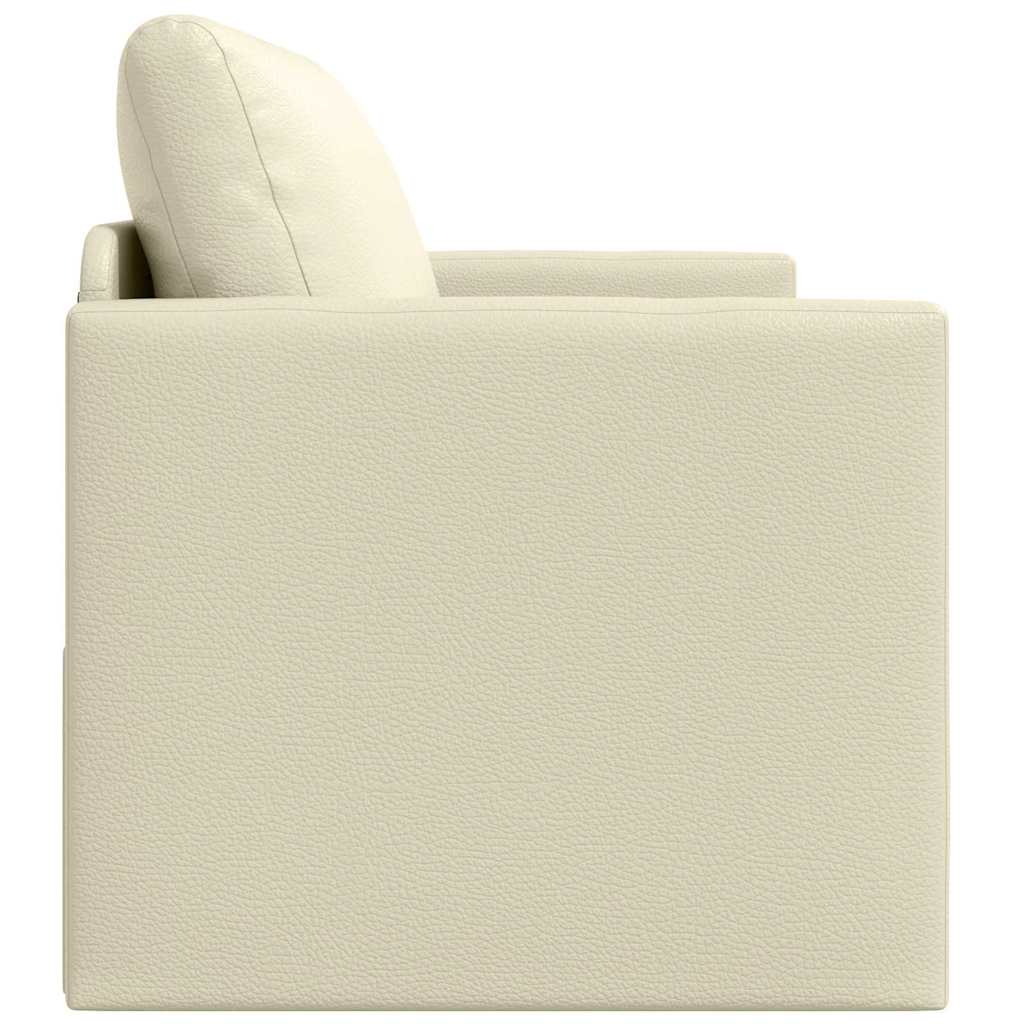 Canapé-Lit 110cm Crème Simili cuir - XIOS