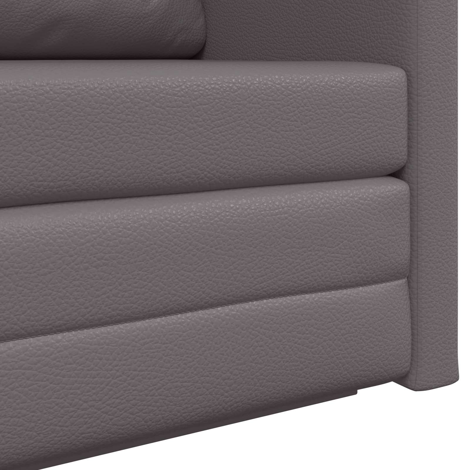 Canapé-Lit Gris 124 x 71 x 78 cm Simili cuir