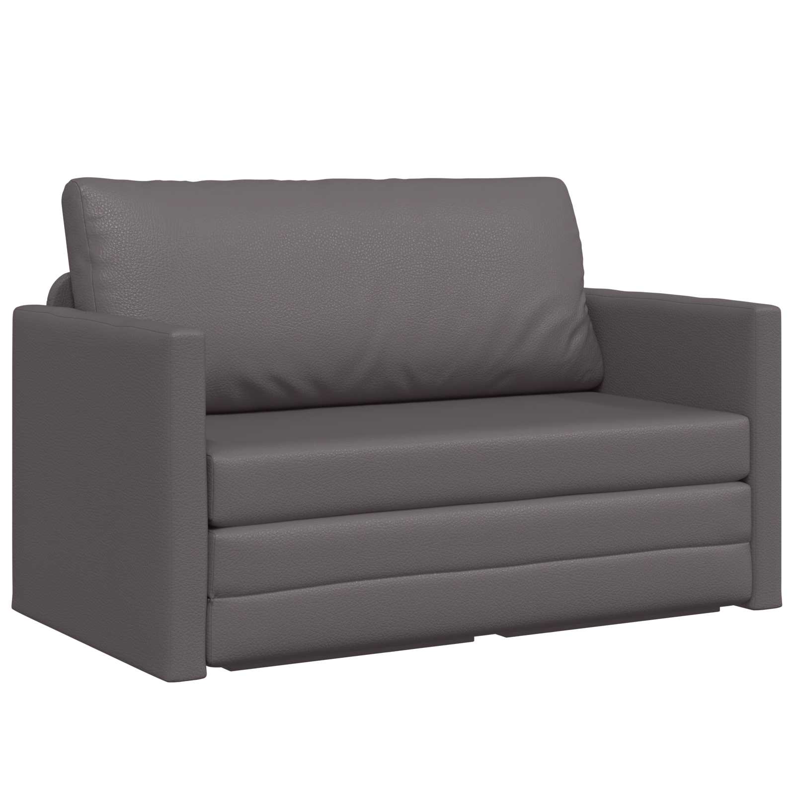 Canapé-Lit Gris 124 x 71 x 78 cm Simili cuir