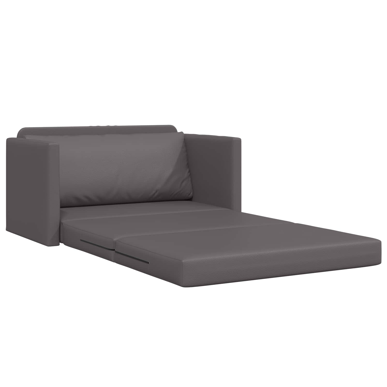 Canapé-Lit Gris 124 x 71 x 78 cm Simili cuir