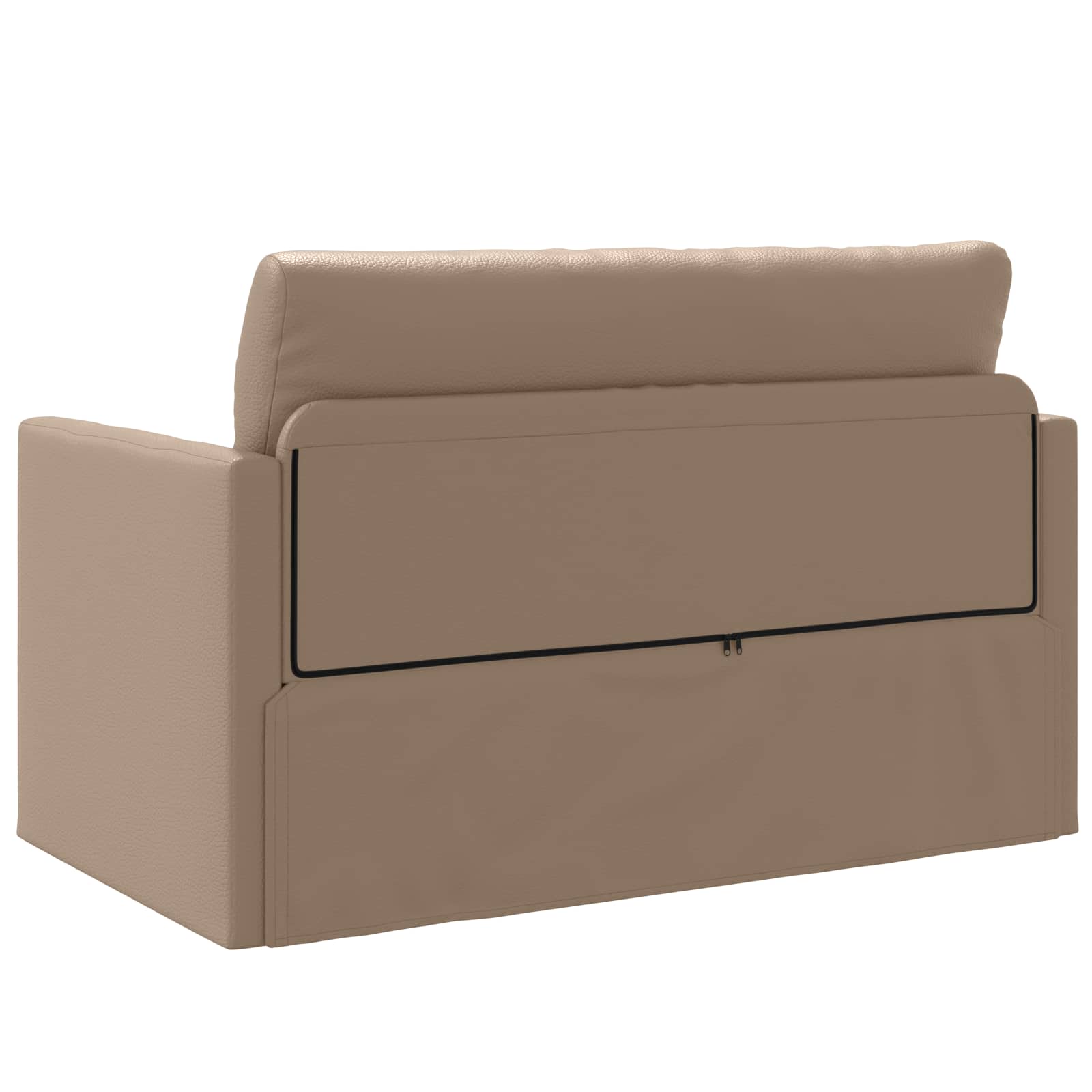 Canapé-Lit 110cm Cappuccino Simili cuir - XIOS