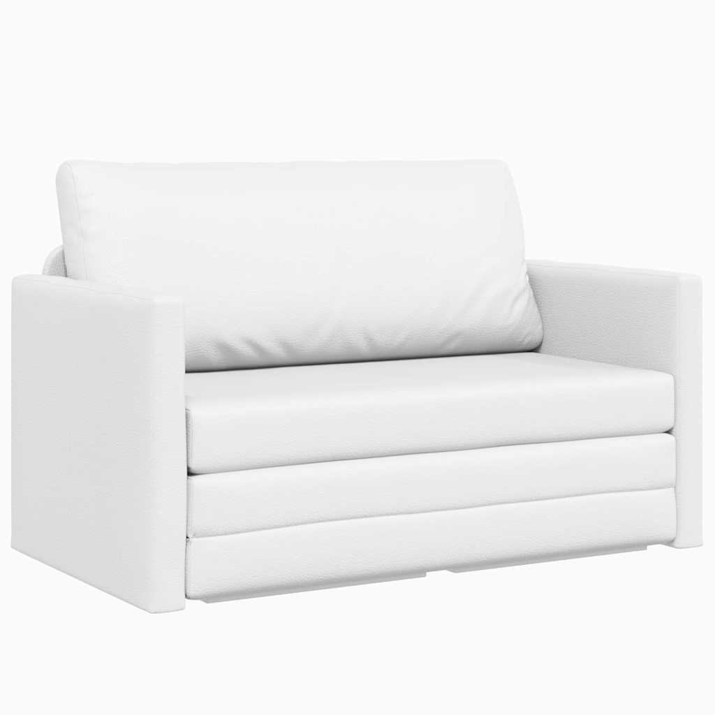 Canapé-Lit 110cm Blanc Simili cuir - XIOS