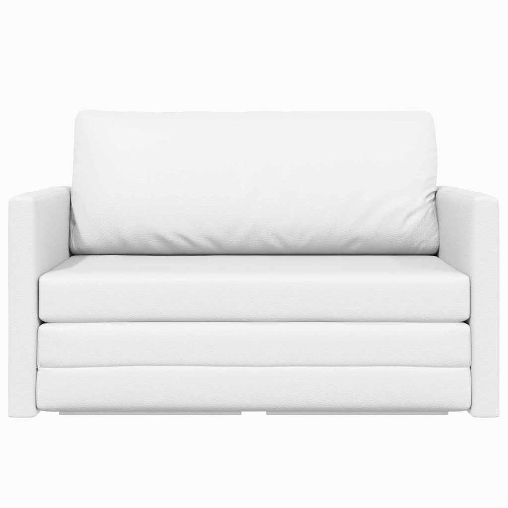 Canapé-Lit 110cm Blanc Simili cuir - XIOS