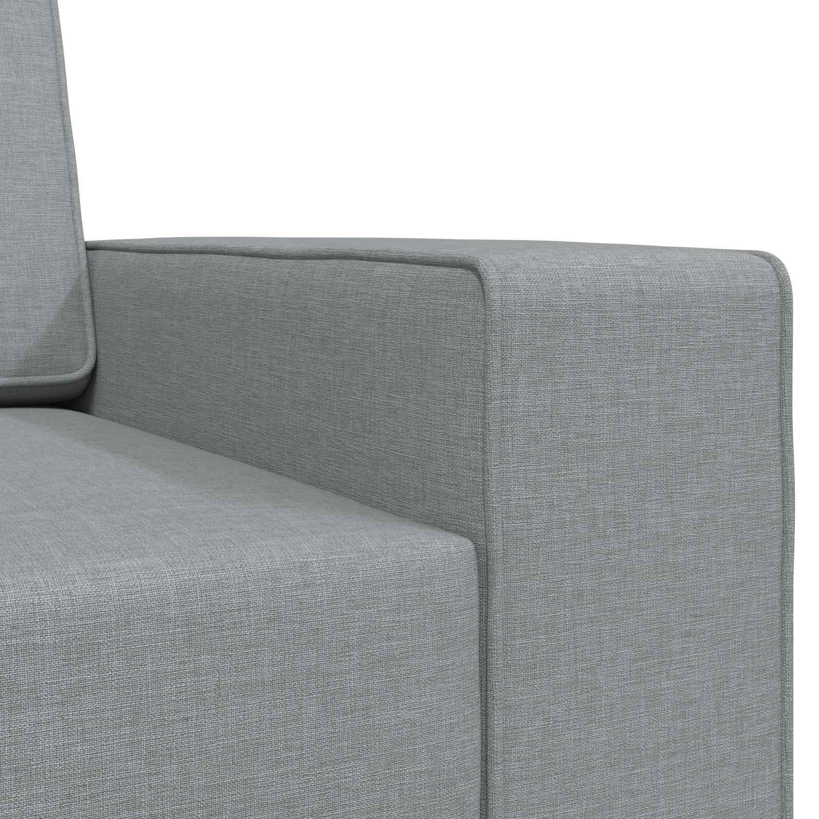 Canapé-Lit Gris clair 245 x 78 x 77 cm tissu - XIOS