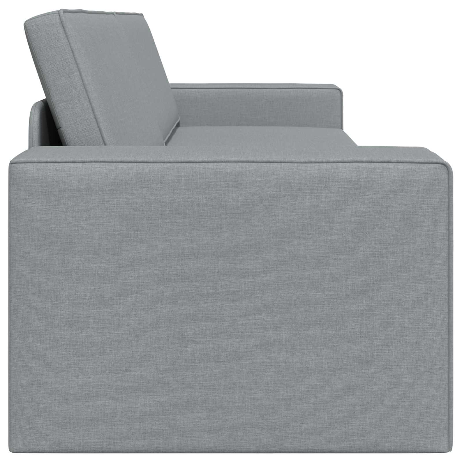 Canapé-Lit Gris clair 245 x 78 x 77 cm tissu - XIOS