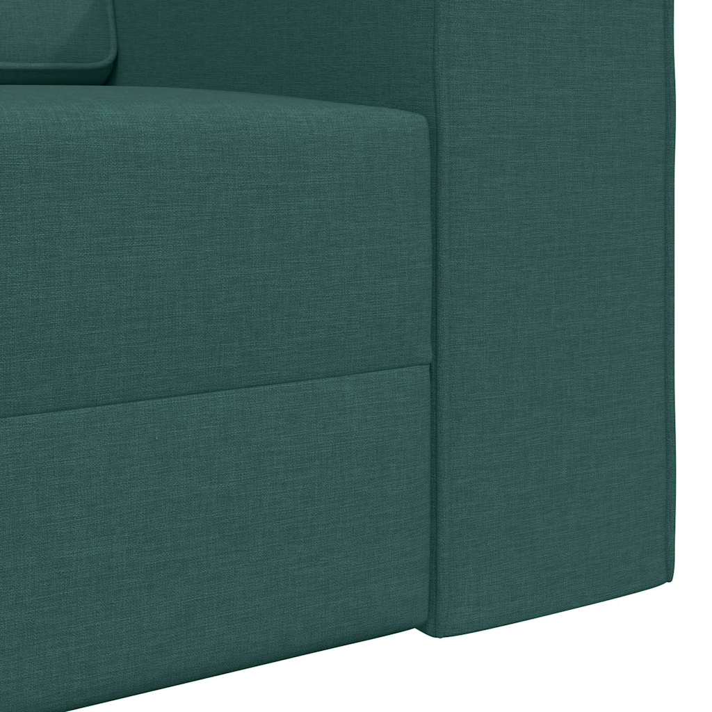 Canapé-Lit Vert foncé 245 x 78 x 77 cm Velours - XIOS
